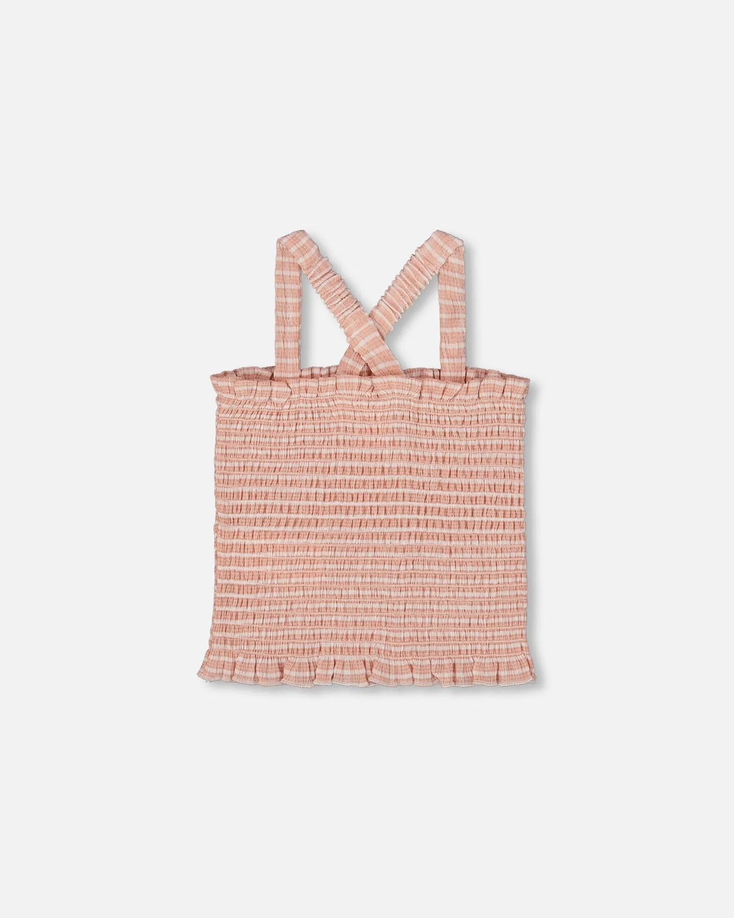 Smocked Tank Top Light Old Pink - Deux par Deux