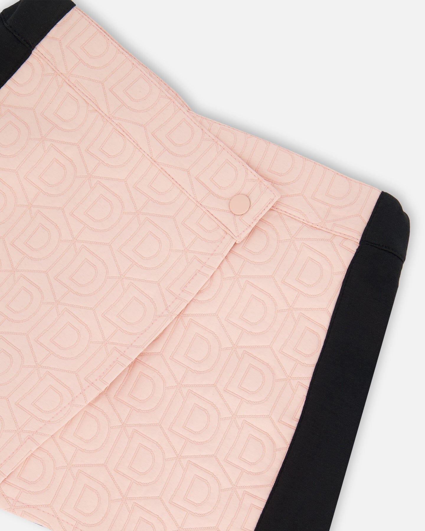 Skort With Contrast Front Light Pink - Deux par Deux