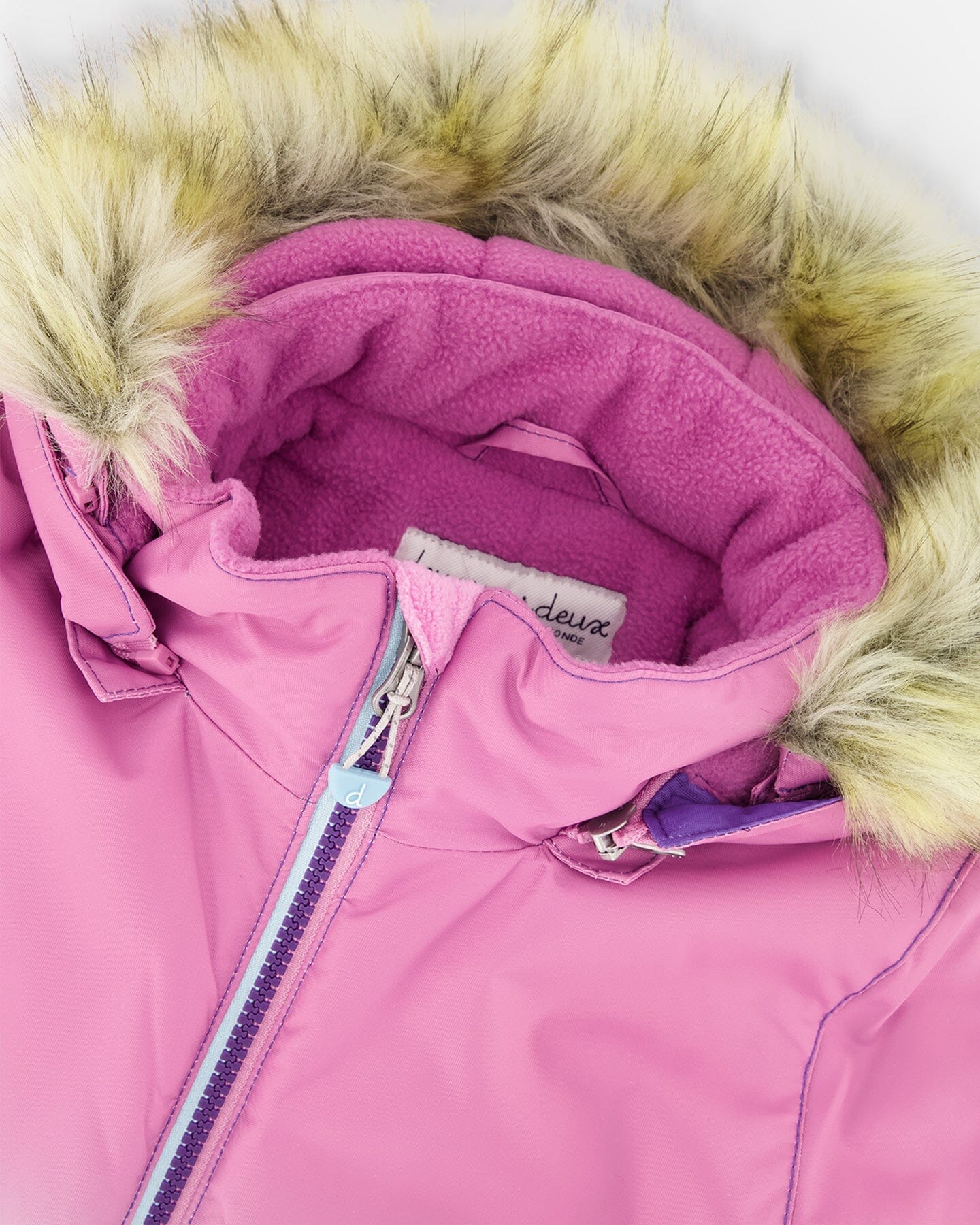 Two-Piece Play Snowsuit Purple Mountain Print - Deux par Deux