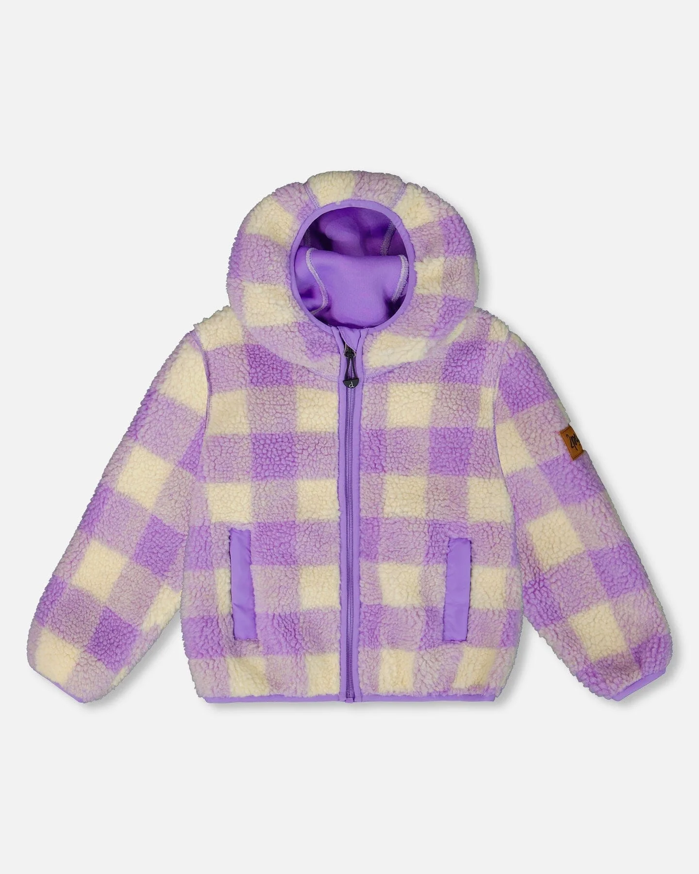 Mid-Season Sherpa Jacket Lavender - Deux par Deux