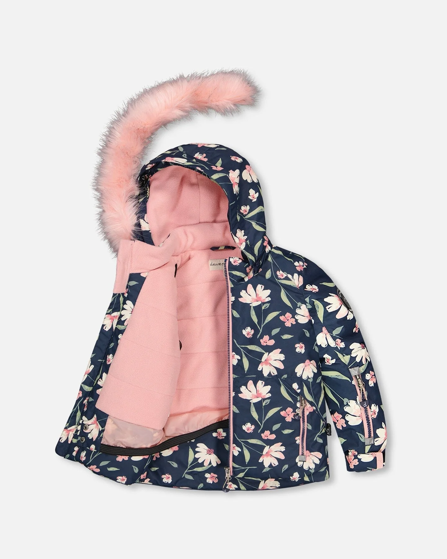 Two-Piece Play Snowsuit Flower Print - Deux par Deux