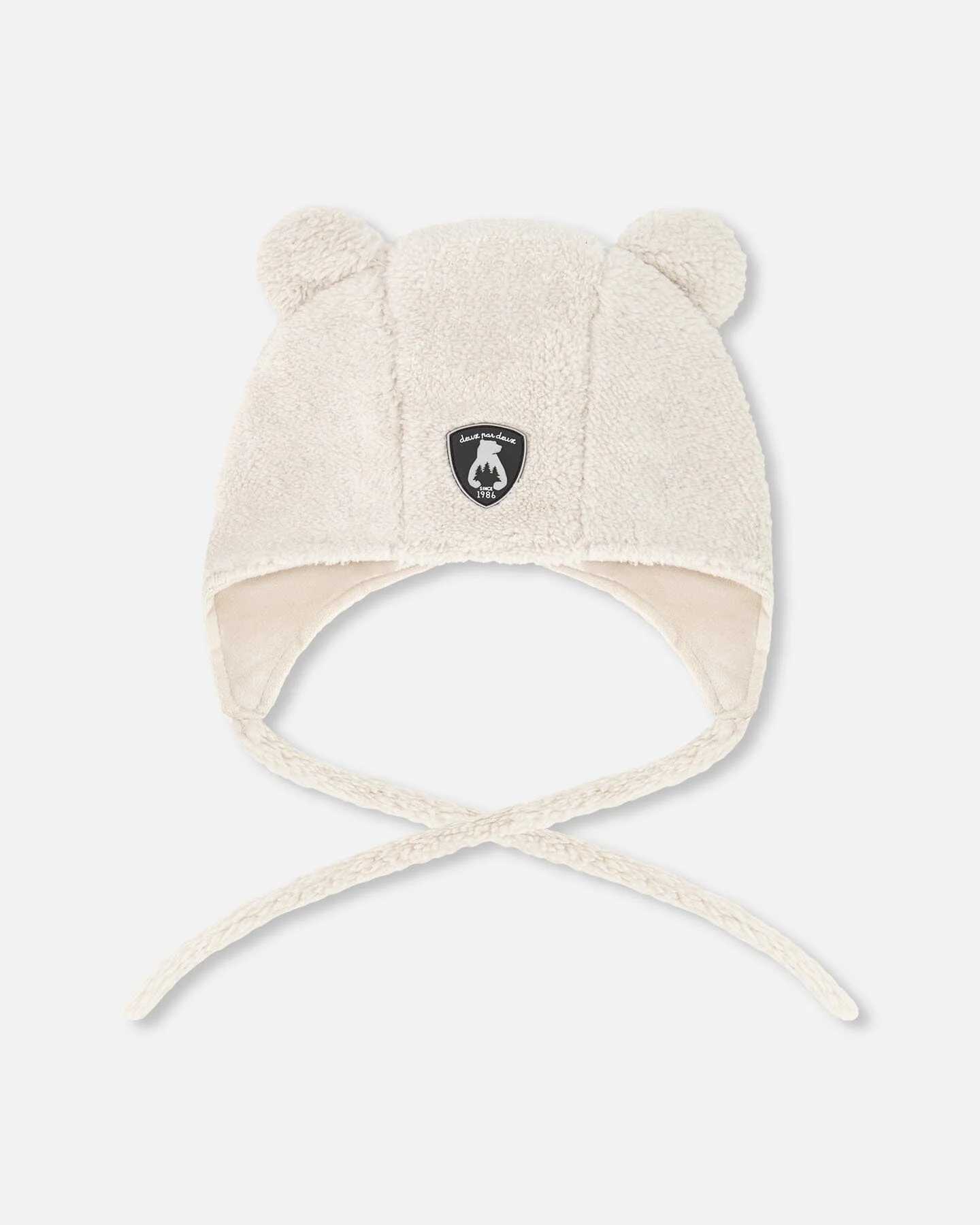 Sherpa Baby Hat Off White - Deux par Deux