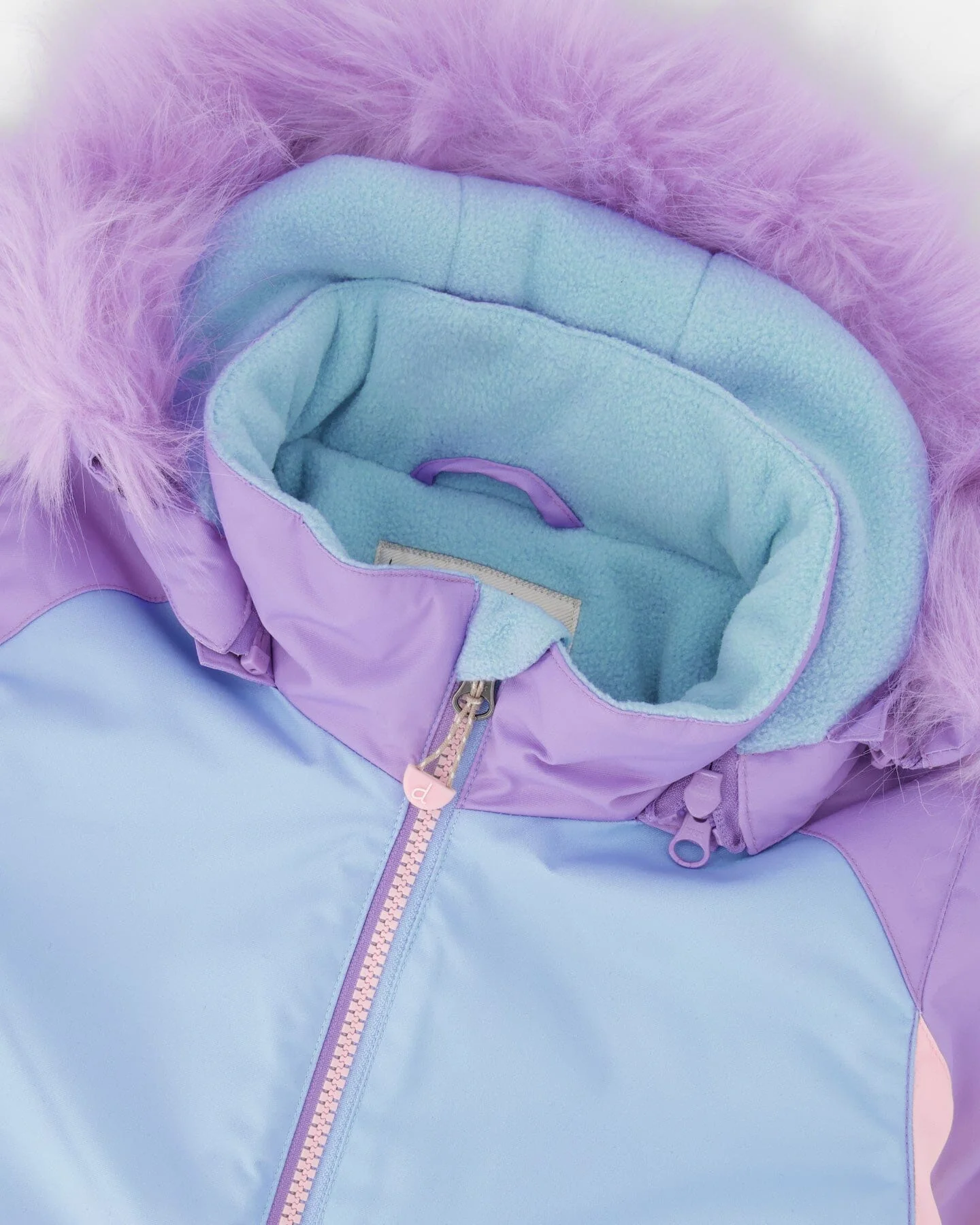 Two-Piece Play Snowsuit Purple Geo - Deux par Deux