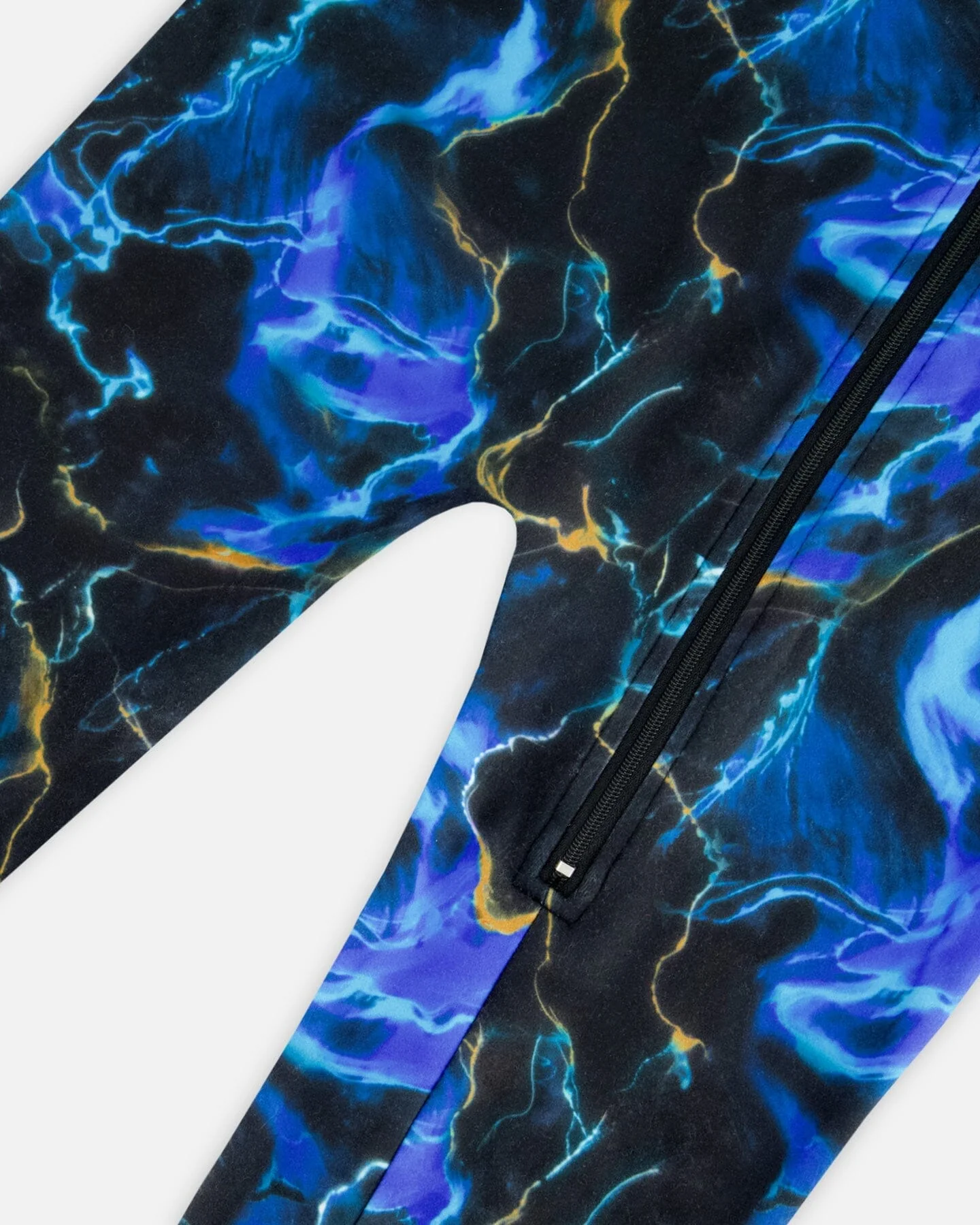 One Piece Thermal Underwear Black Printed Storm - Deux par Deux