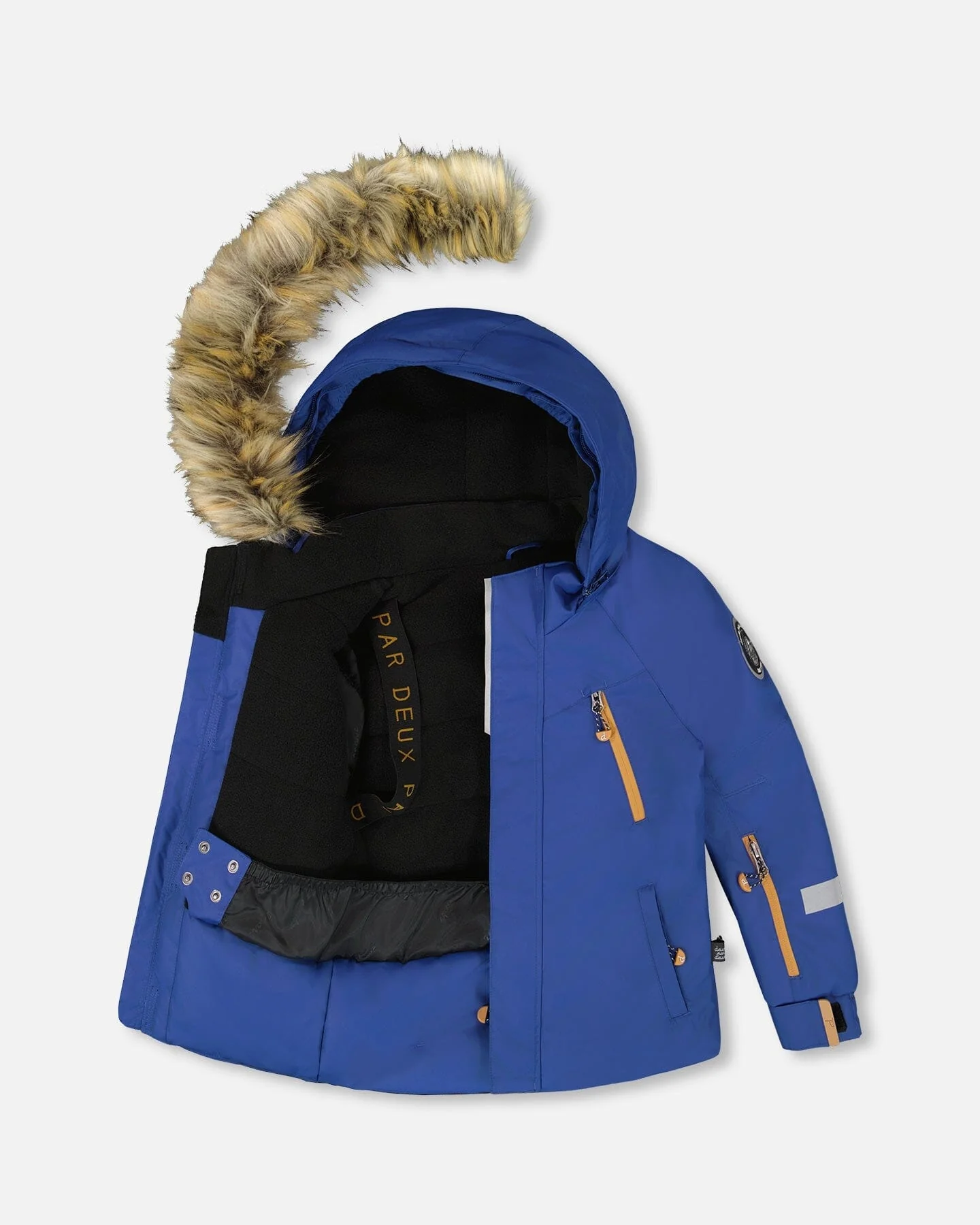 Two-Piece Play Snowsuit Navy And Brown - Deux par Deux