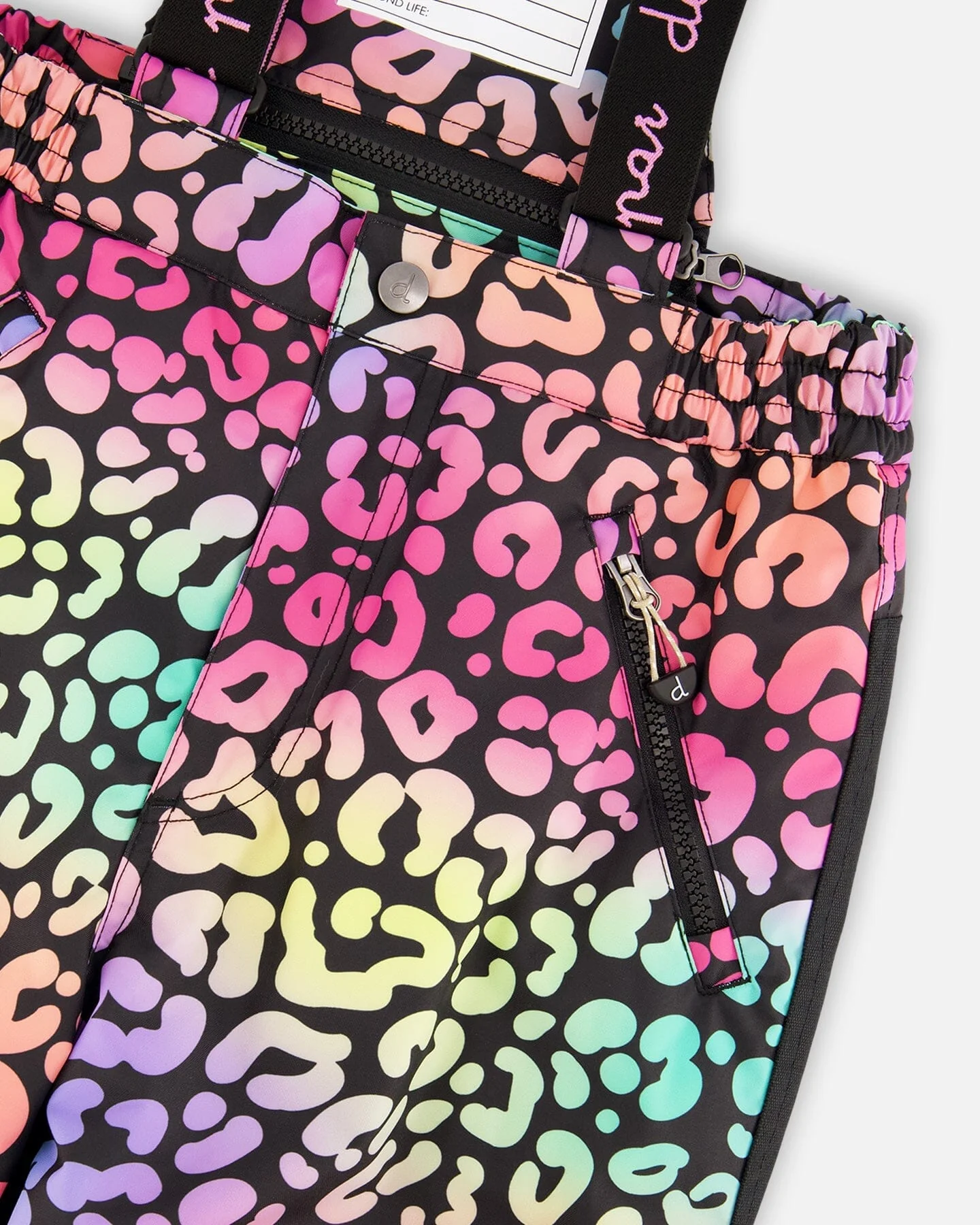 Two-Piece Play Snowsuit Rainbow Leopard - Deux par Deux