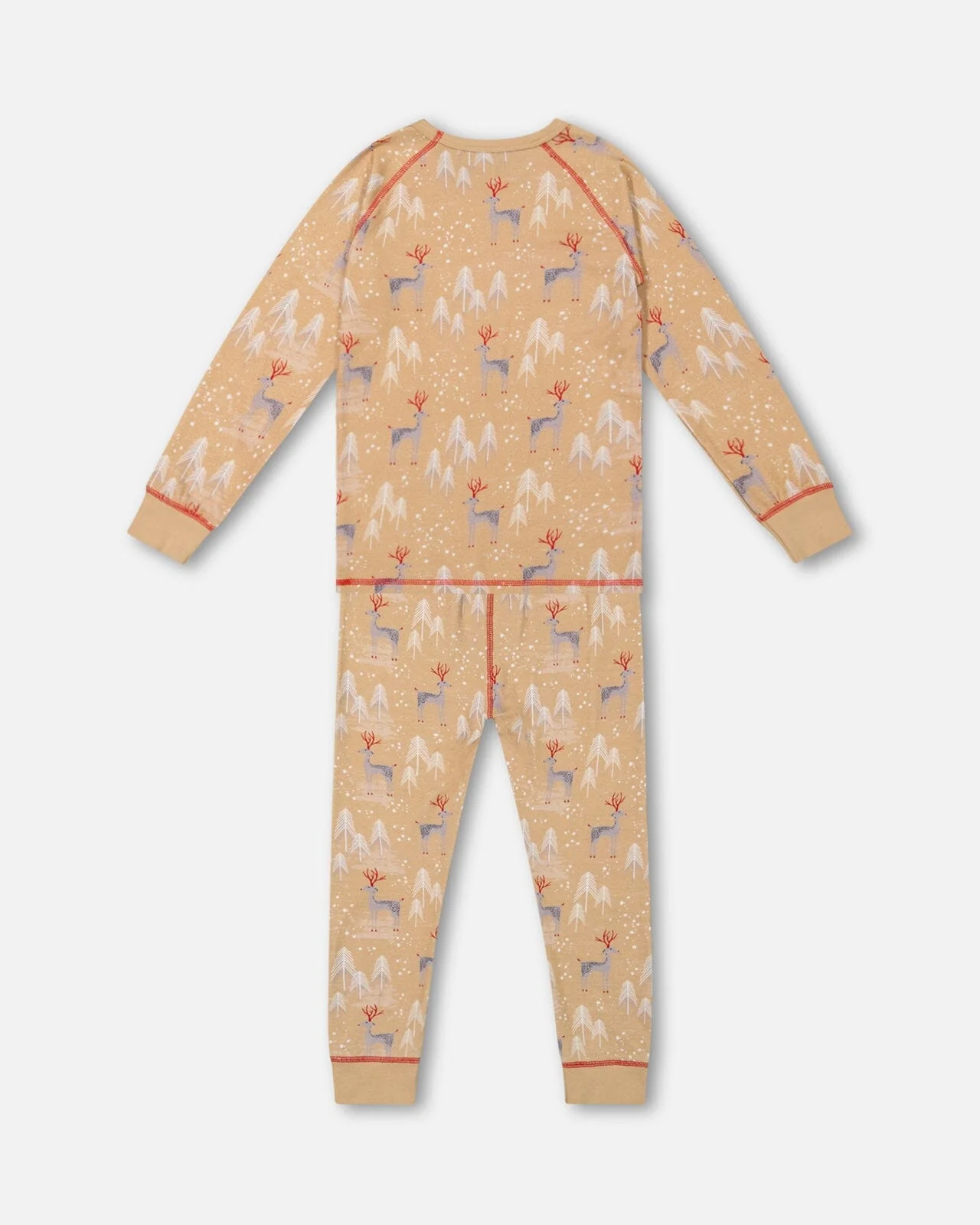 Organic Cotton Kid Two Piece Family Christmas Pajama Set - Deux par Deux