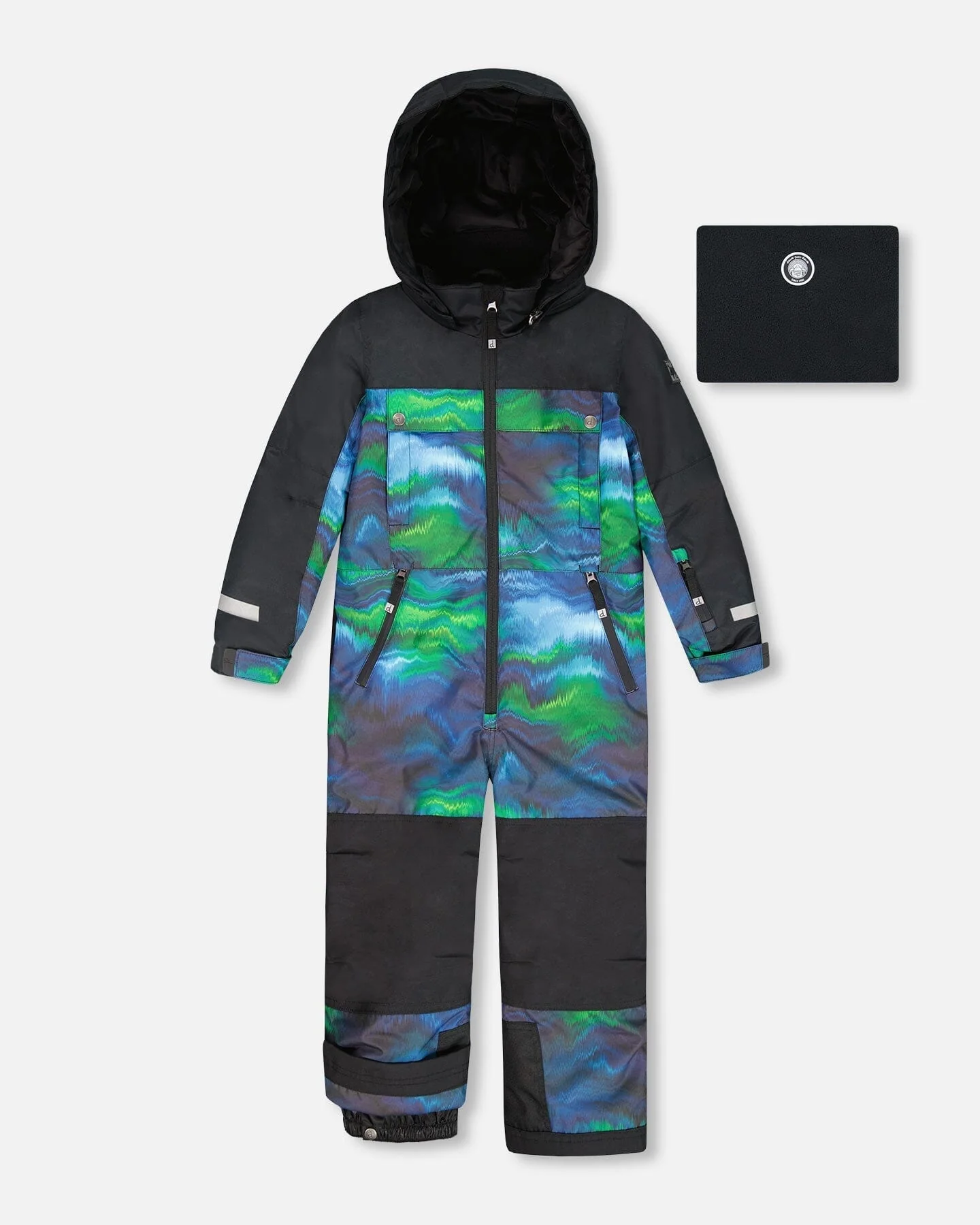 One-Piece Teknik Snowsuit Aurora Borealis - Deux par Deux