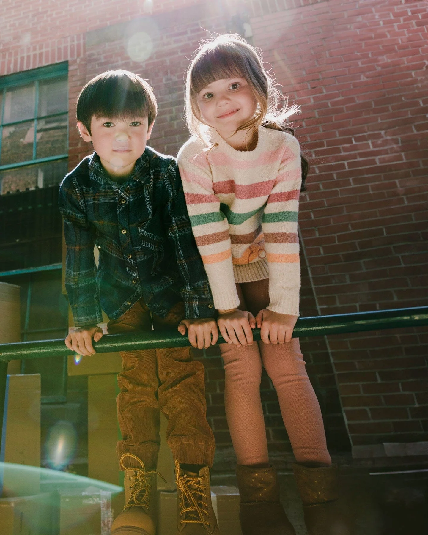 Super Soft Ribbed Leggings Dusty Pink - Deux par Deux