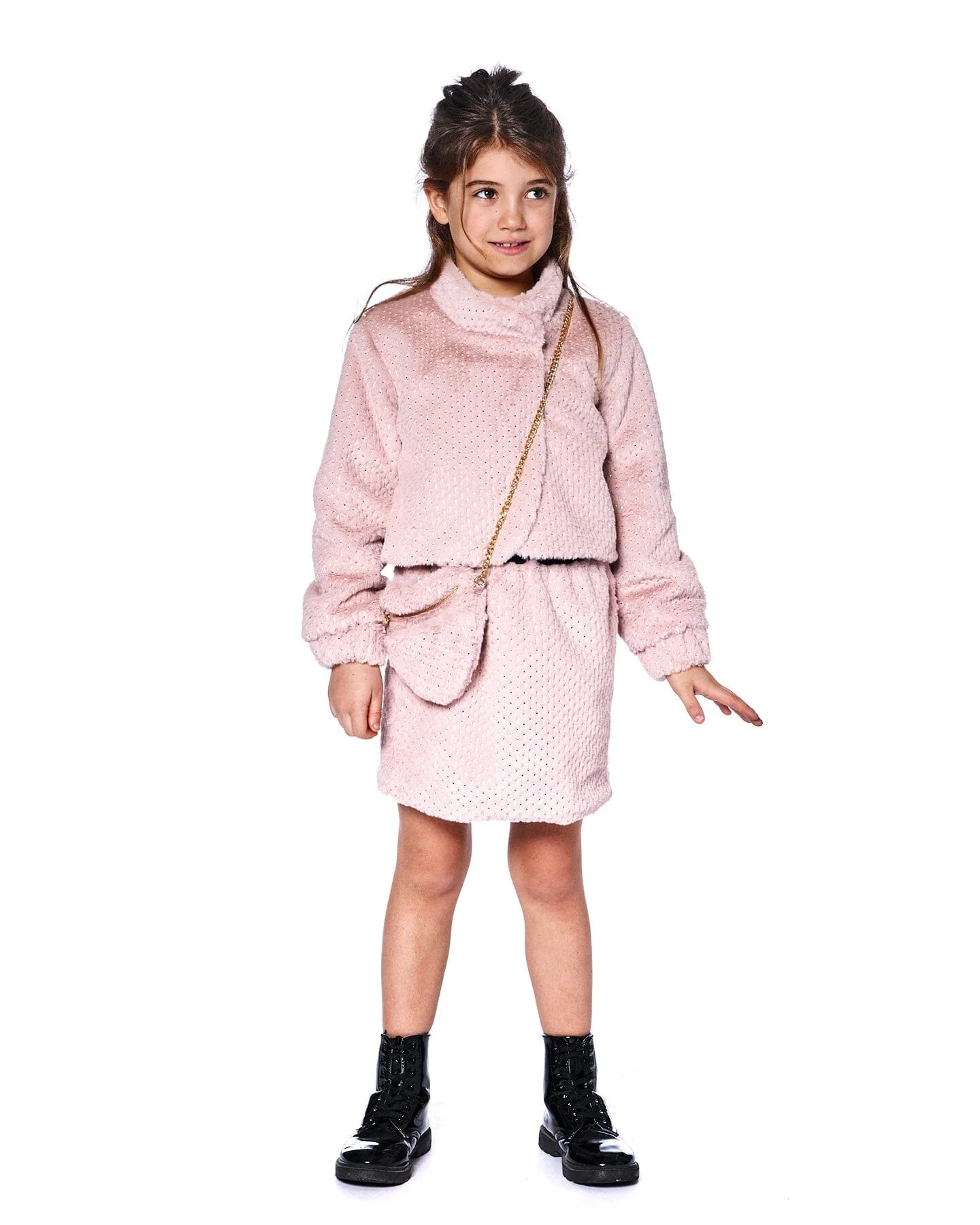 Fake Fur Skirt Pink - Deux par Deux