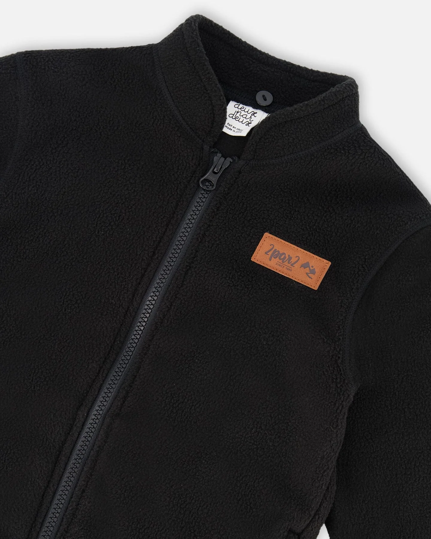 3-In-1 Mid-Season Outerwear Set Black Dinosaur On Beige Background - Deux par Deux