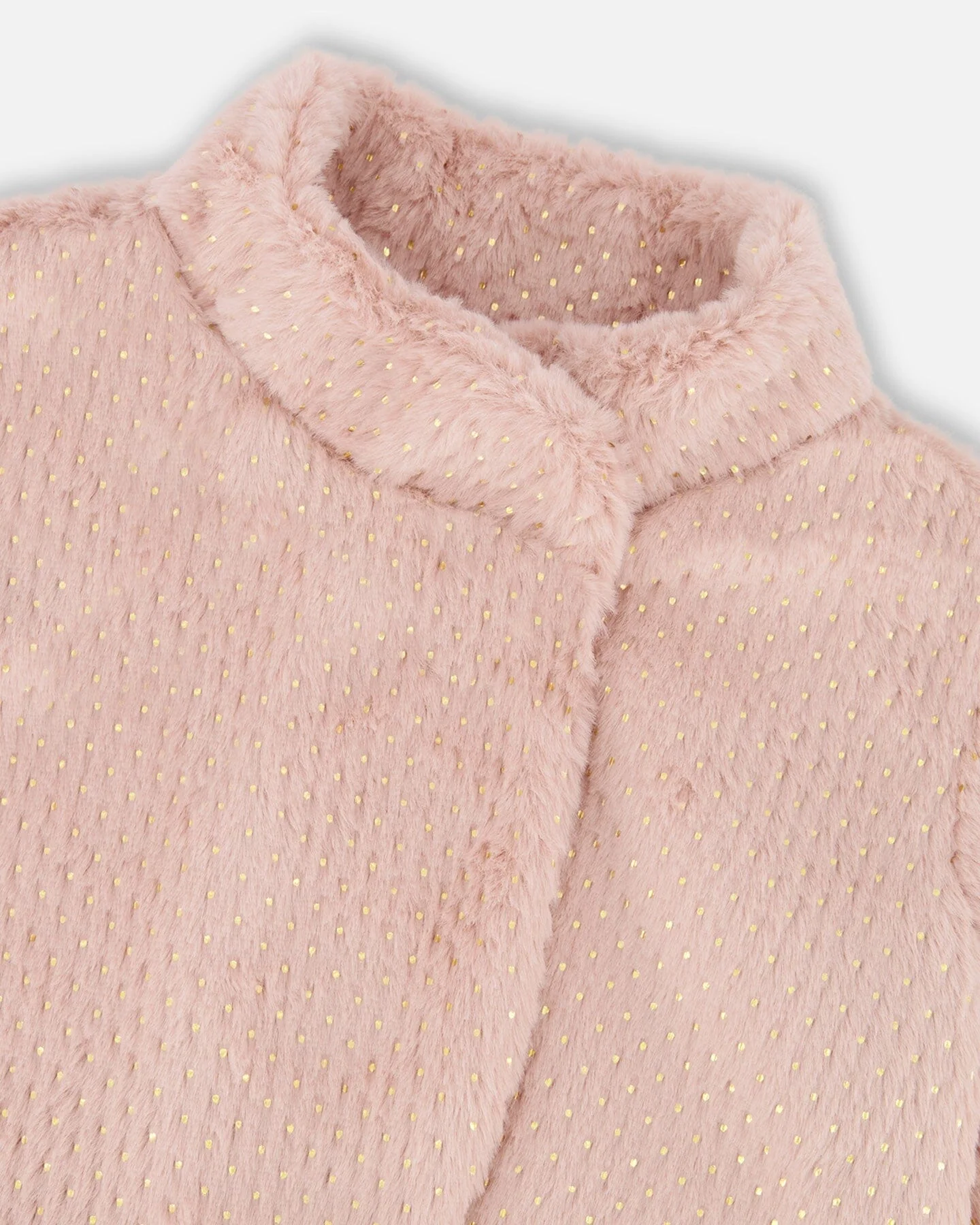Fake Fur Short Jacket Pink - Deux par Deux