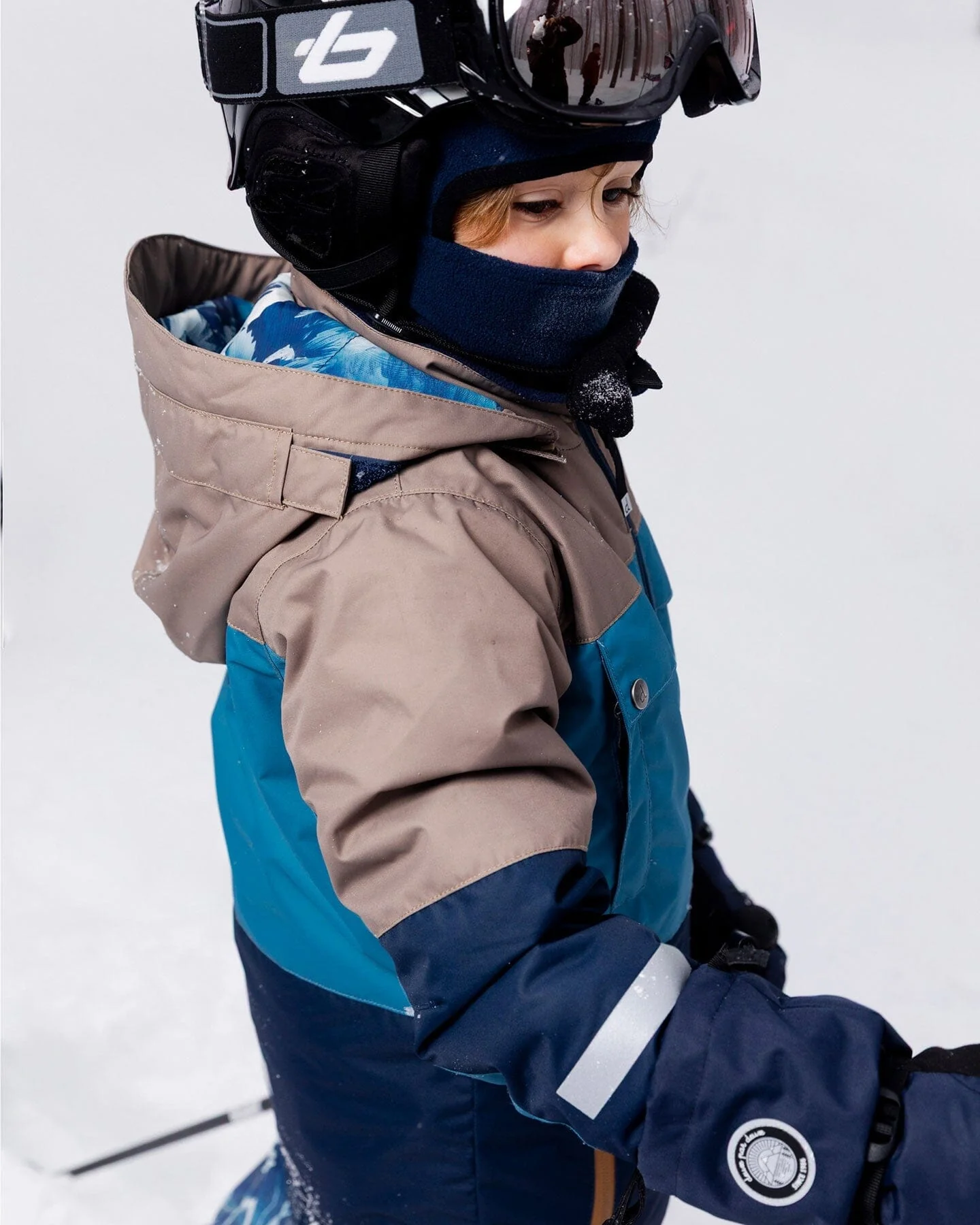 Two-Piece Teknik Snowsuit Blue Mountains - Deux par Deux