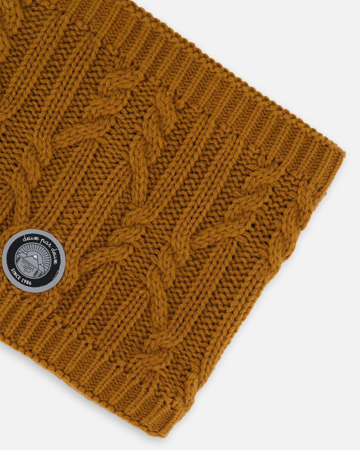 Lined Winter Neckwarmer Brown Sugar - Deux par Deux