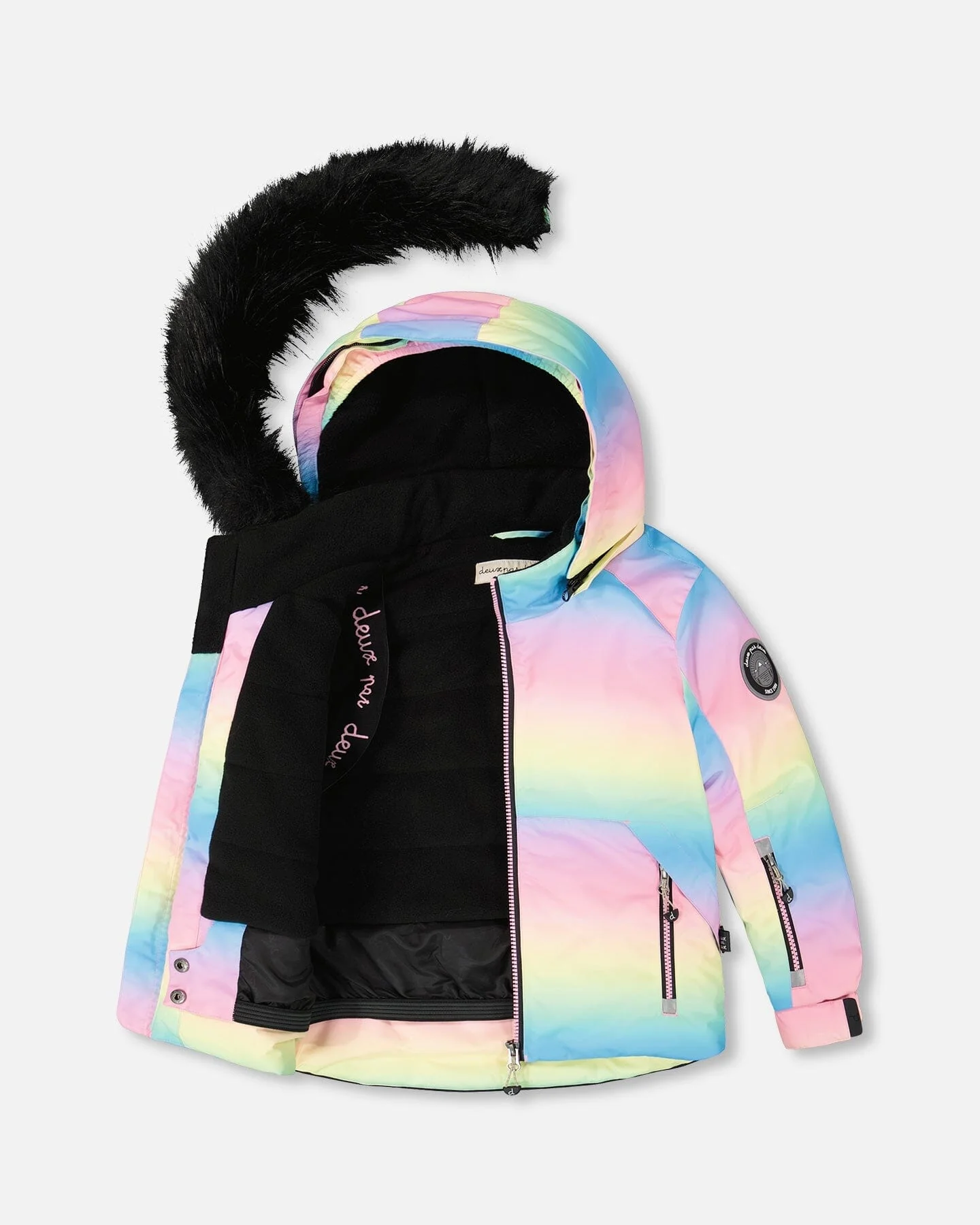 Two-Piece Play Snowsuit Smiley Face Girl - Deux par Deux