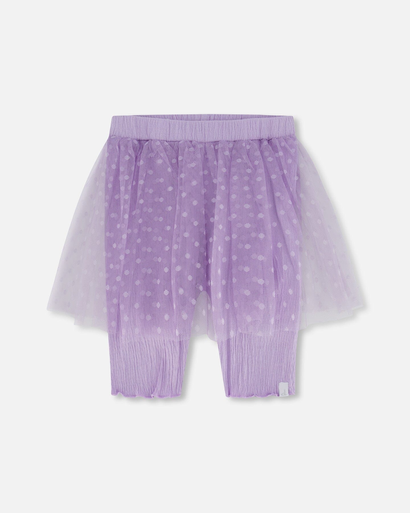 Biker Short With Mesh Skirt Lilac - Deux par Deux