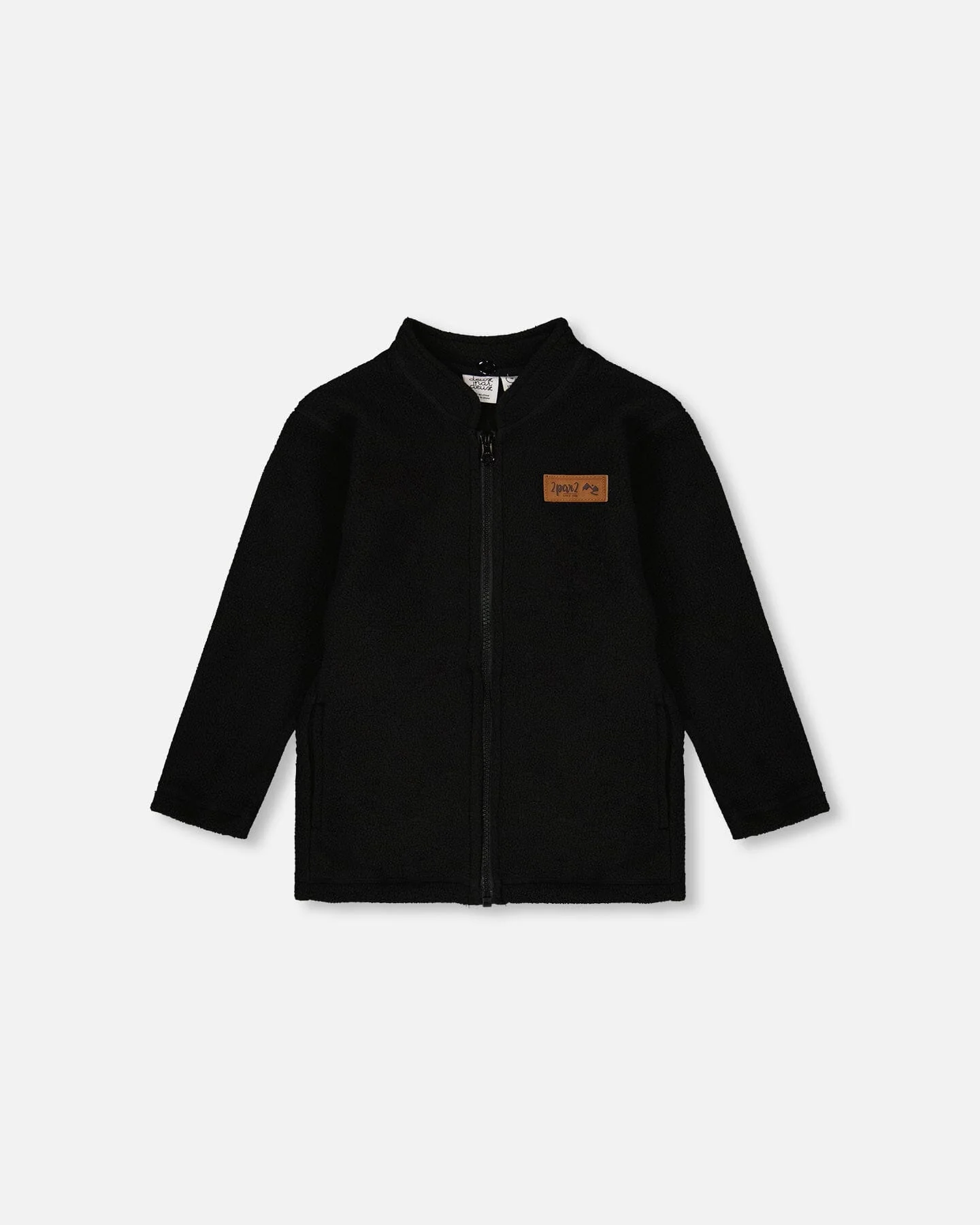 3-In-1 Mid-Season Outerwear Set Black Dinosaur On Beige Background - Deux par Deux