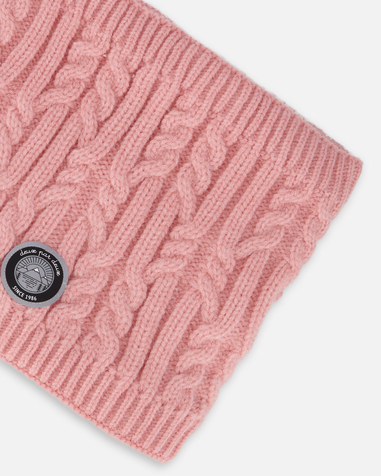 Lined Winter Neckwarmer Dusty Pink - Deux par Deux
