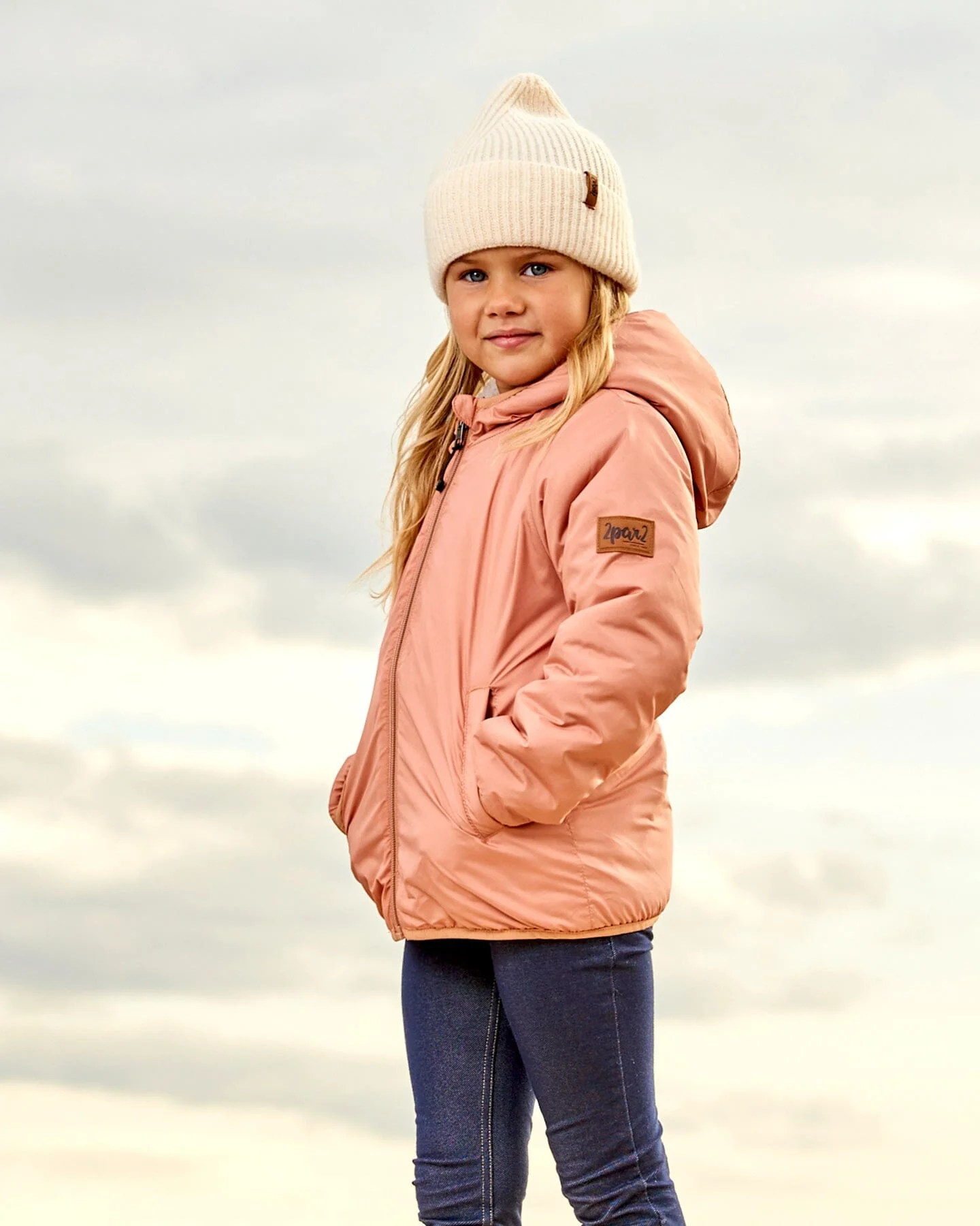 Mid-Season Knit Hat Off White - Deux par Deux