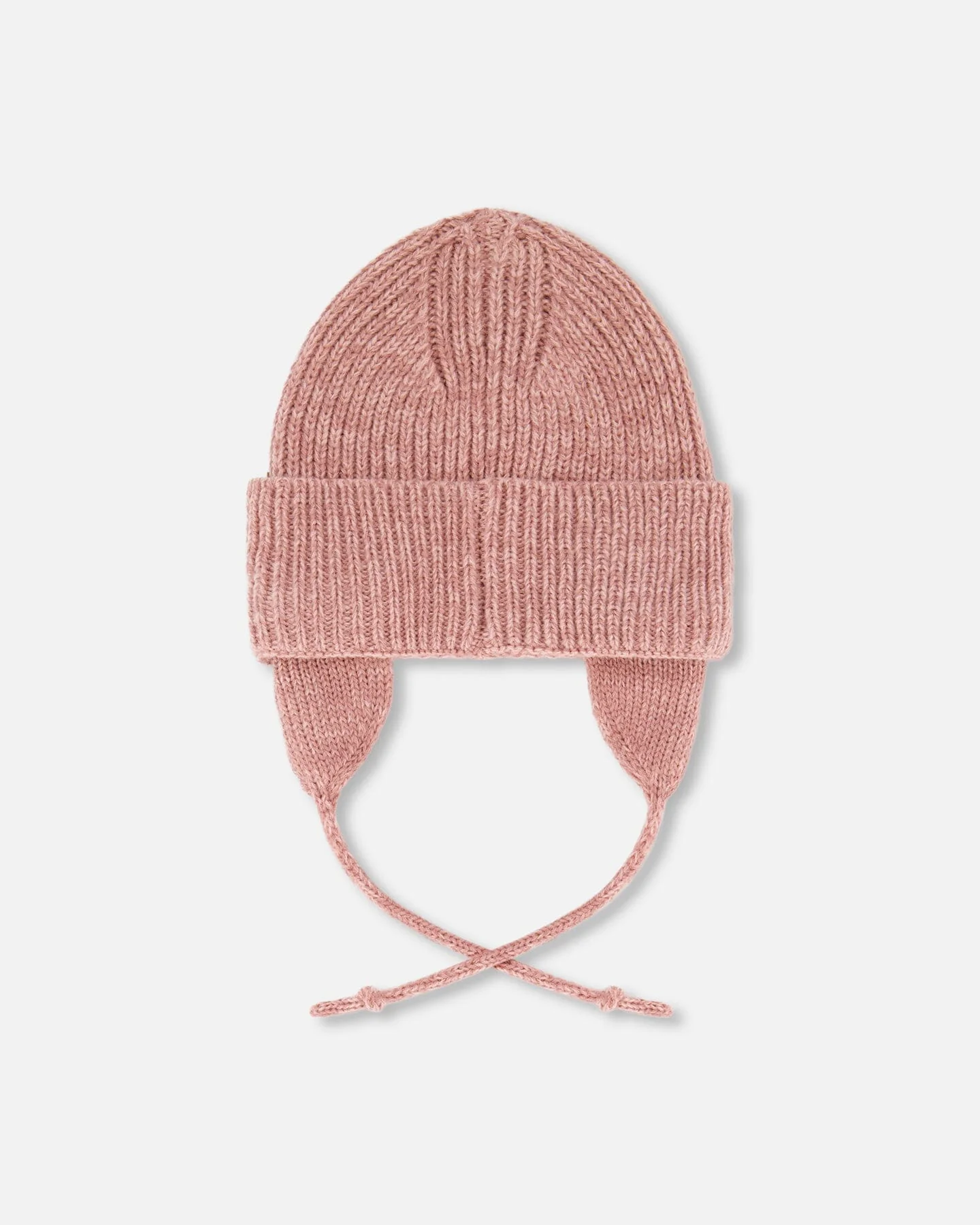 Baby Mid-Season Knit Hat Dusty Pink - Deux par Deux