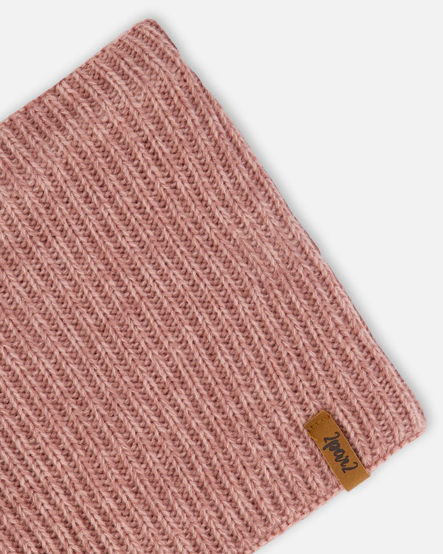 Mid-Season Knit Neck Warmer Dusty Pink - Deux par Deux