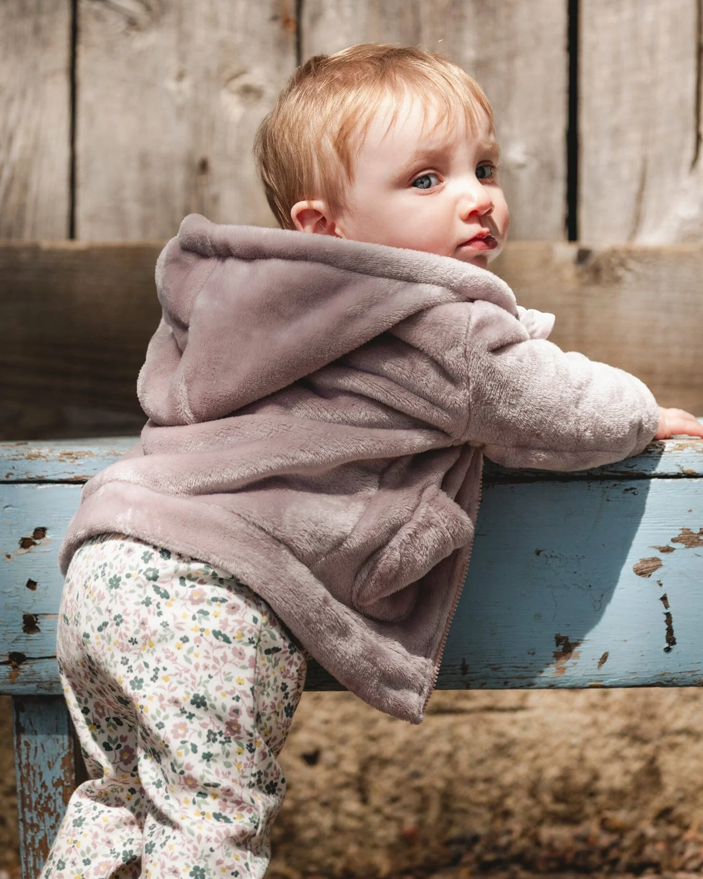 Organic Cotton Evolutive Pant Off-White Floral - Deux par Deux