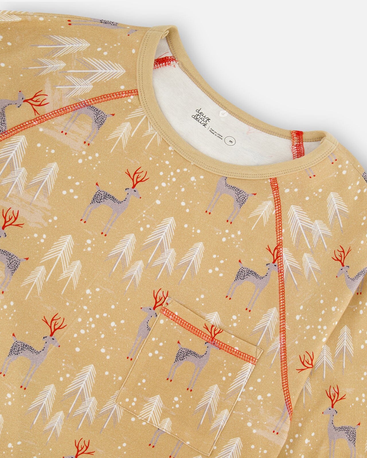 Adult Men Two Piece Family Christmas Pajama Set - Deux par Deux