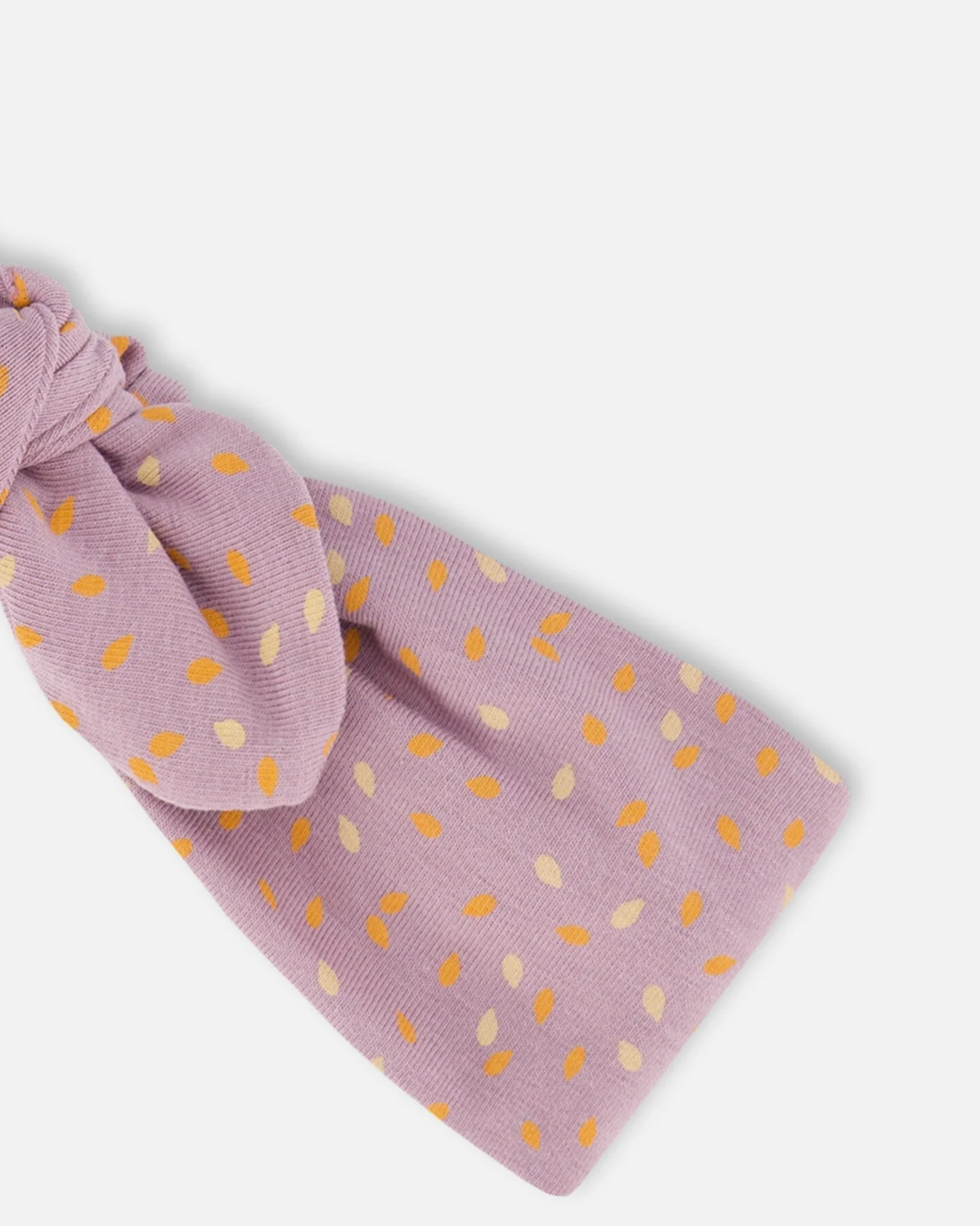 Printed Organic Cotton Headband Pear Seeds - Deux par Deux