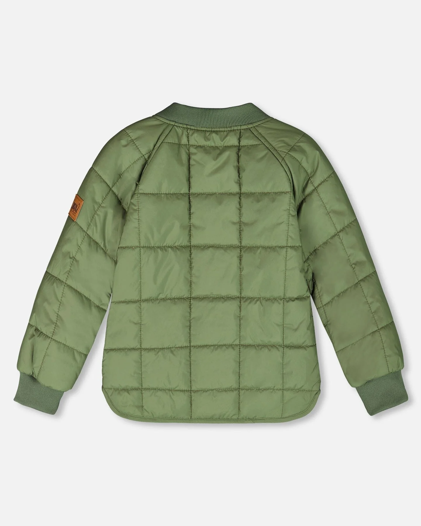 Quilted Mid-Season Jacket Khaki - Deux par Deux