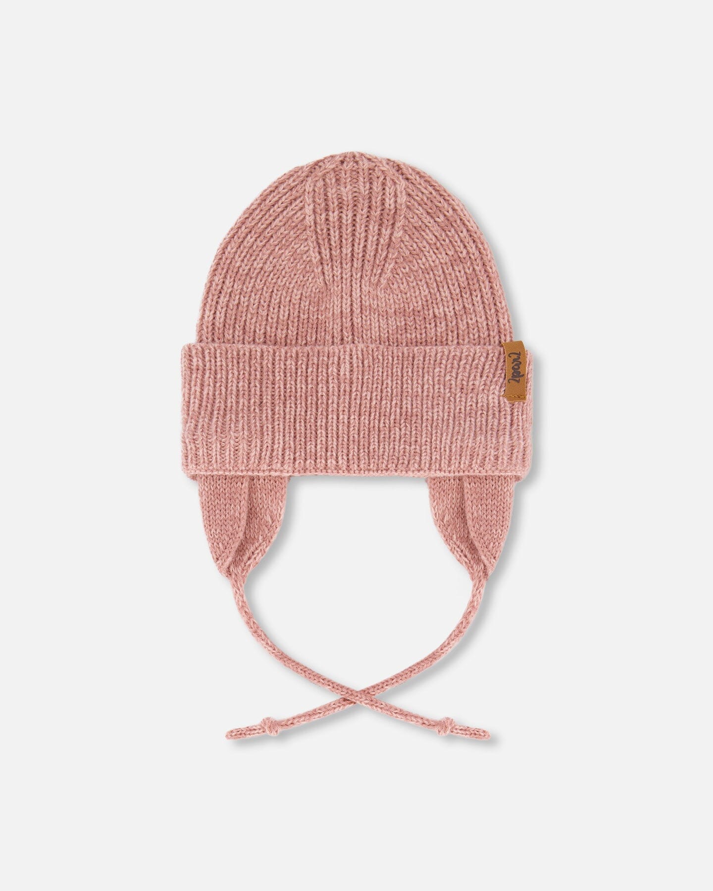 Baby Mid-Season Knit Hat Dusty Pink - Deux par Deux