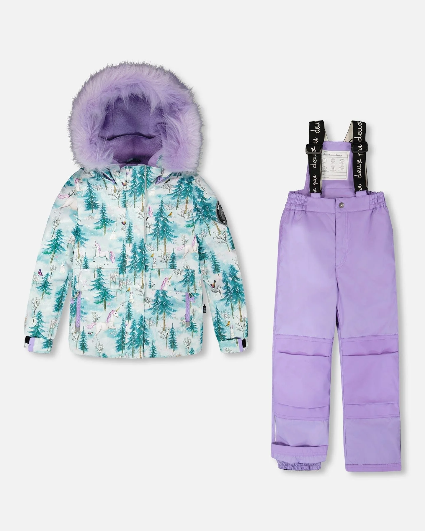 Two-Piece Discover Snowsuit Lavender - Deux par Deux