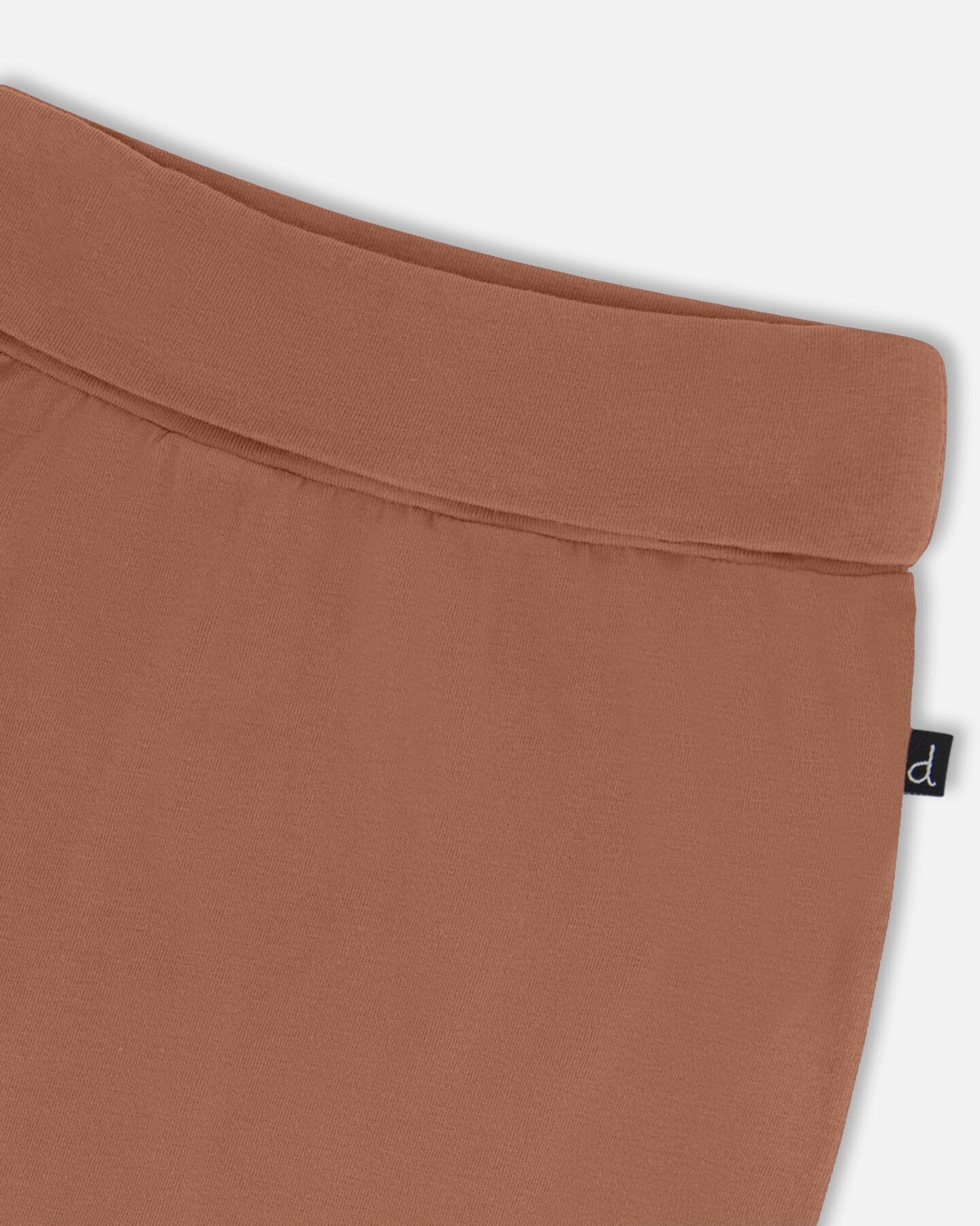 Printed Organic Cotton Evolutive Pant Brown And Monkeys - Deux par Deux