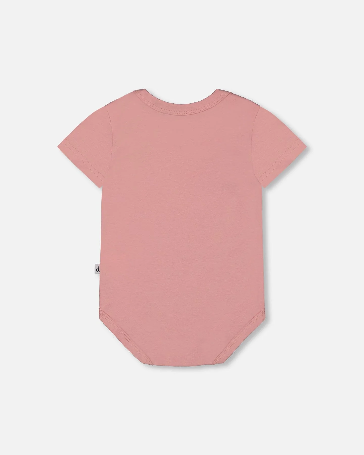 Organic Cotton Onesie Soft Pink - Deux par Deux