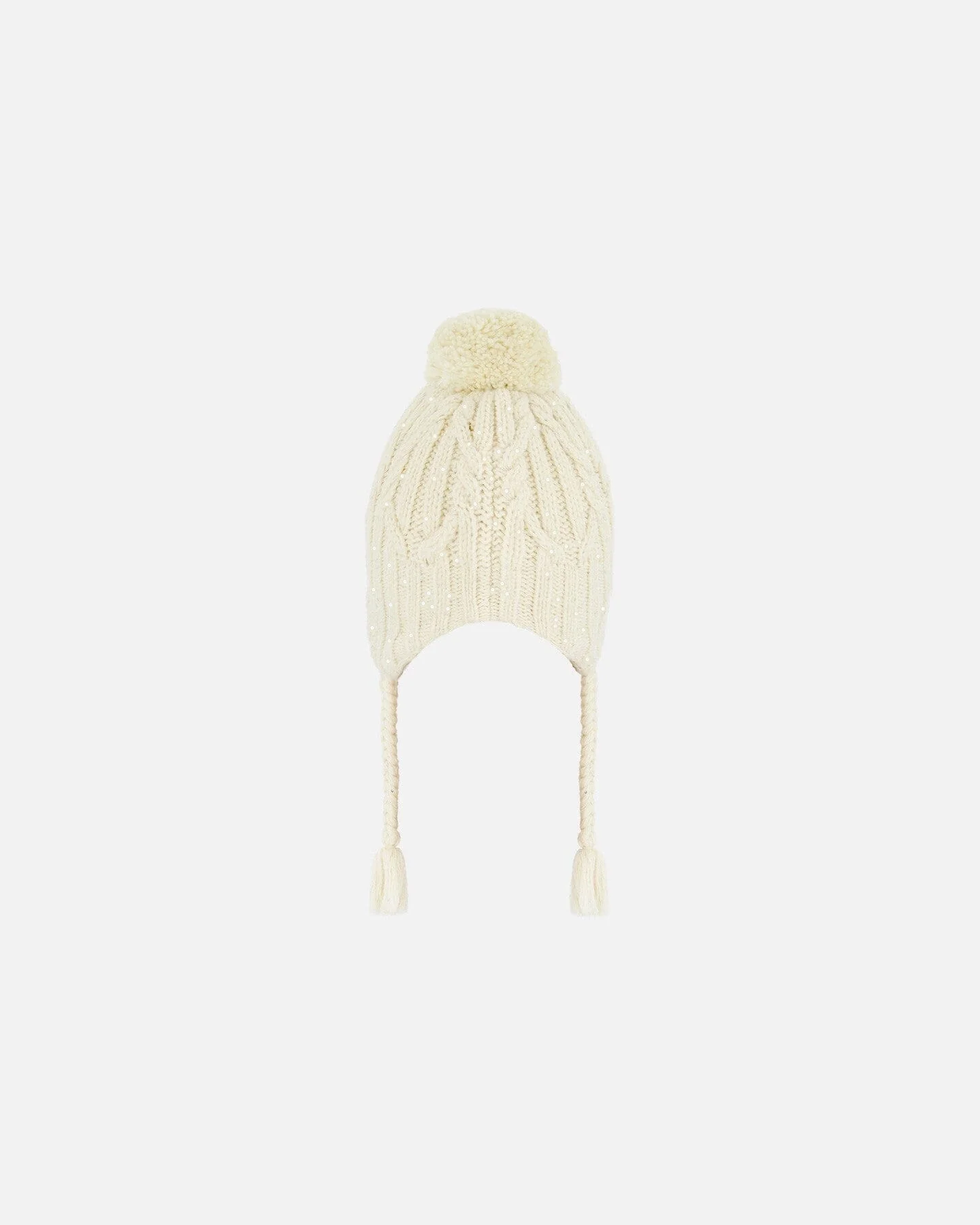 Peruvian Knit Hat Off White - Deux par Deux