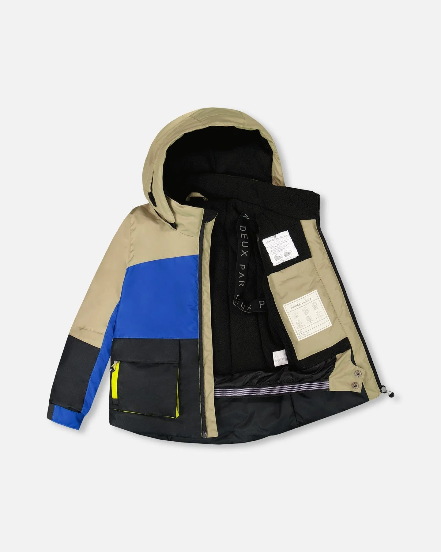 Two-Piece Play Snowsuit Bright Yellow Green - Deux par Deux