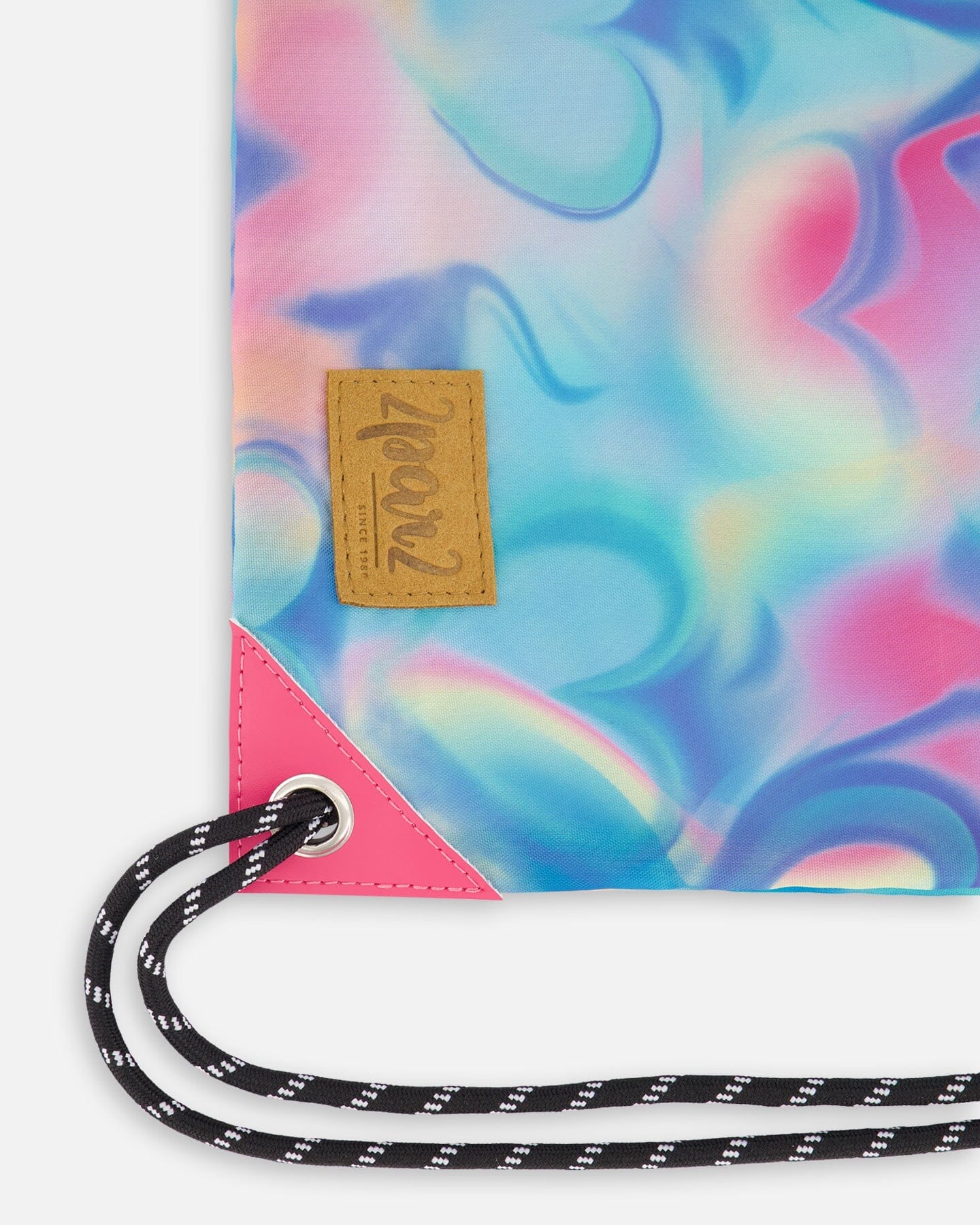 Drawstring Bag Rainbow Heart Print - Deux par Deux