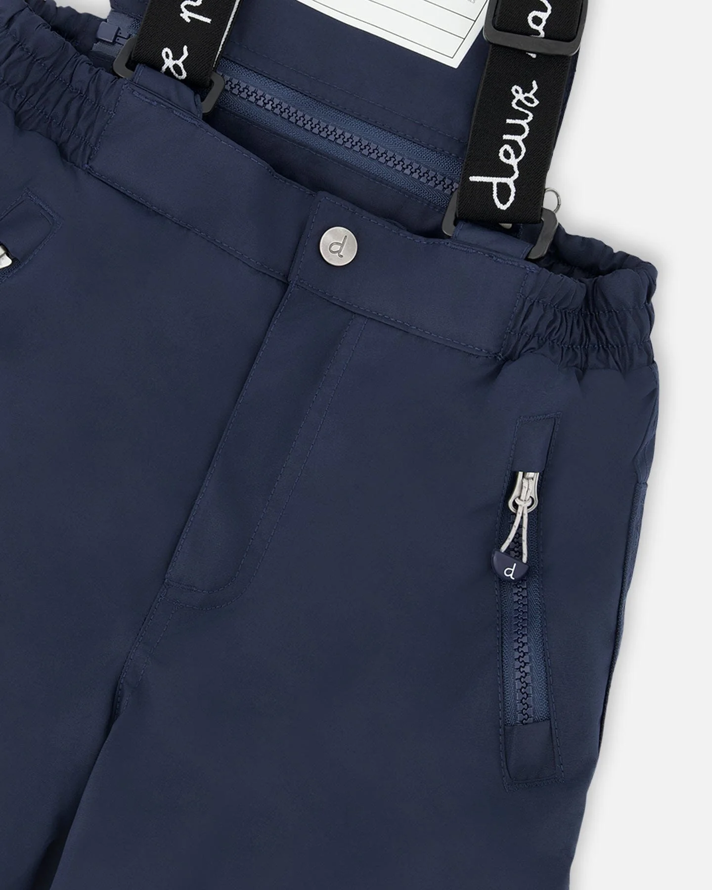 Two-Piece Play Snowsuit With Printed Jacket Navy Blue - Deux par Deux