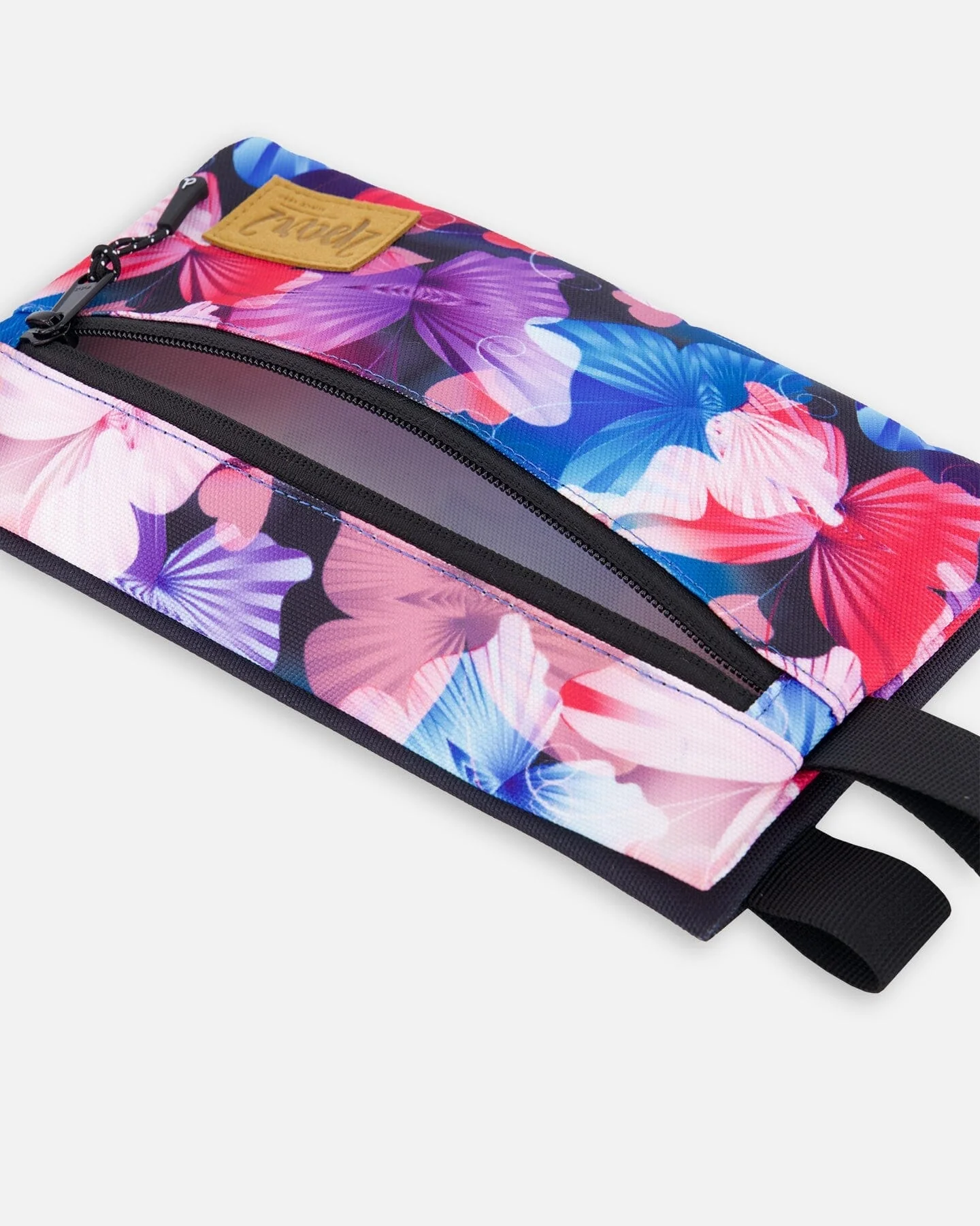 Double Pencil Case Black Butterfly Print - Deux par Deux