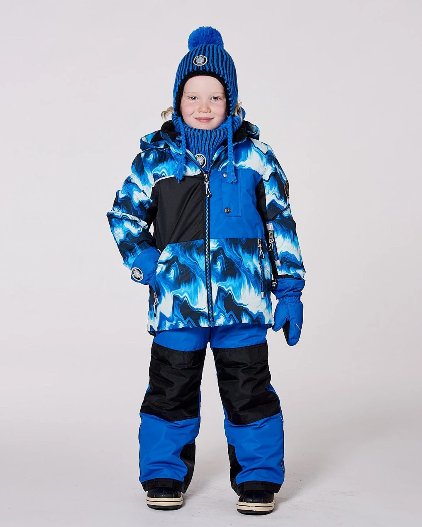 Two-Piece Play Snowsuit Blue - Deux par Deux