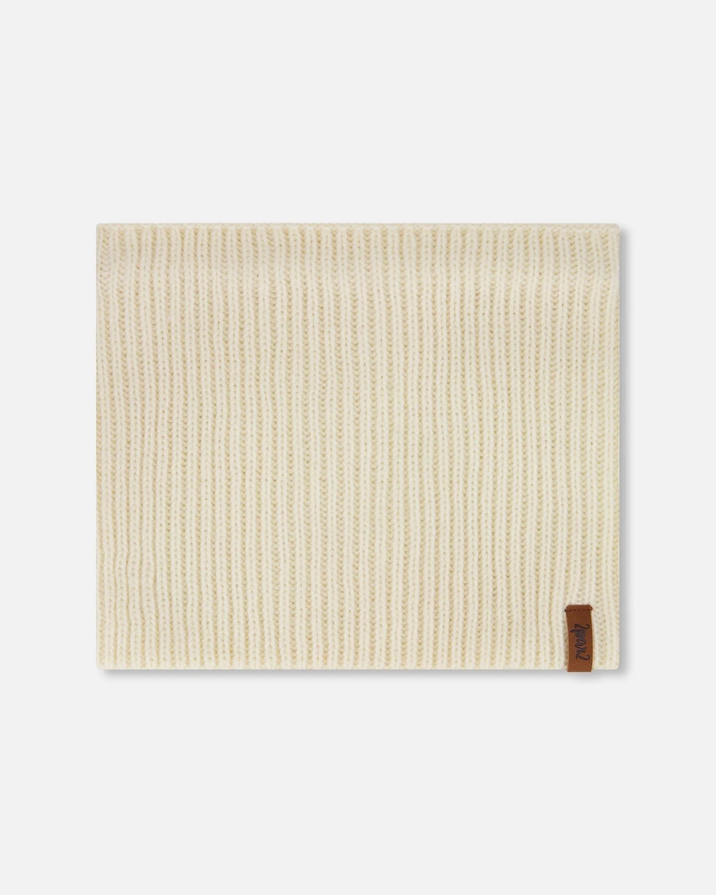 Mid-Season Knit Neck Warmer Light Beige - Deux par Deux
