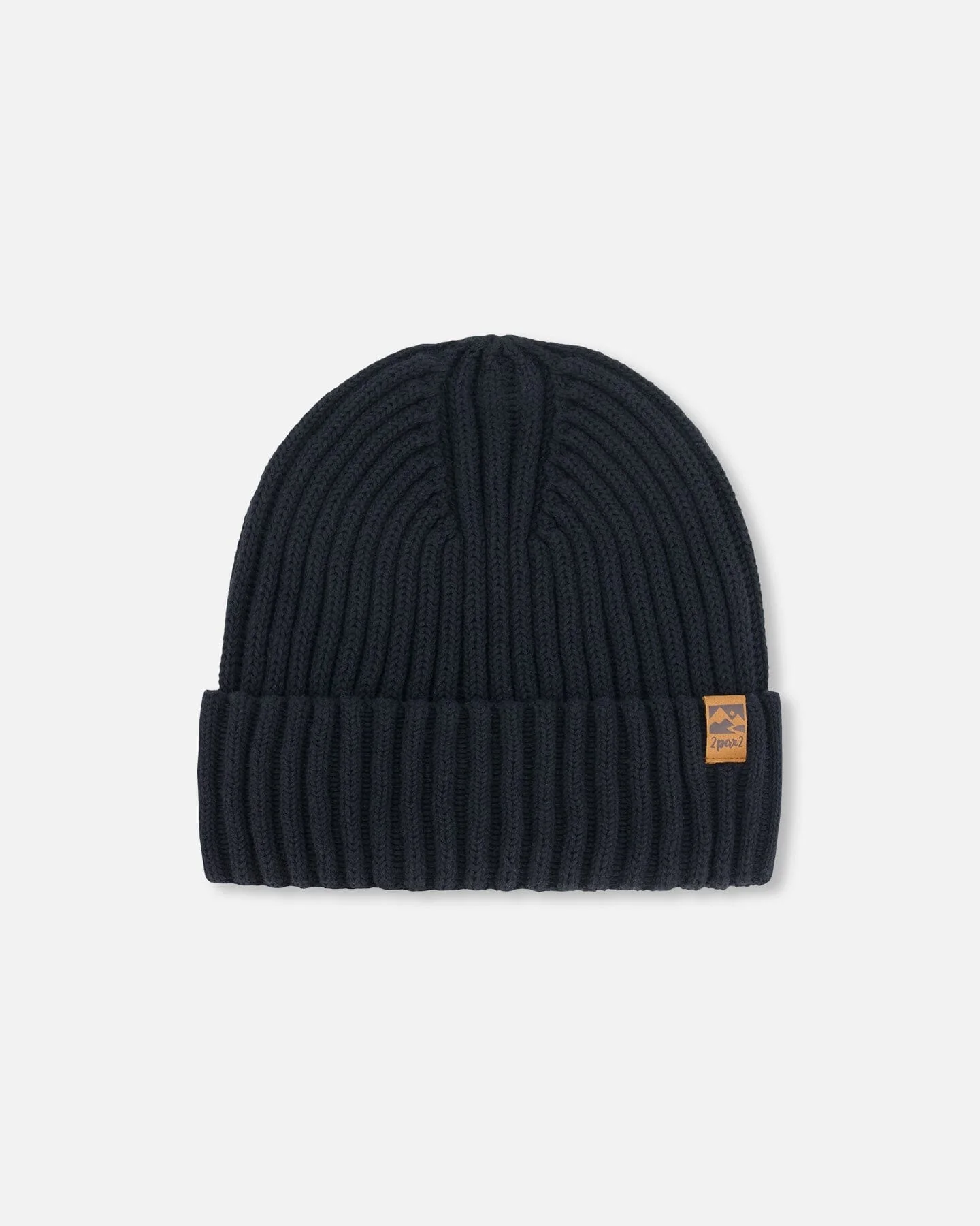 Cuffed Knit Hat Black - Deux par Deux