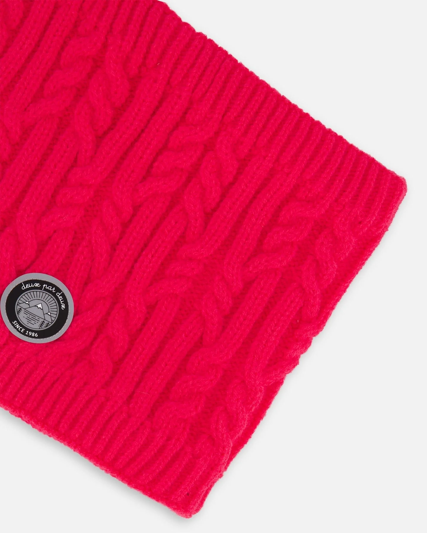 Lined Winter Neckwarmer Flash Coral - Deux par Deux