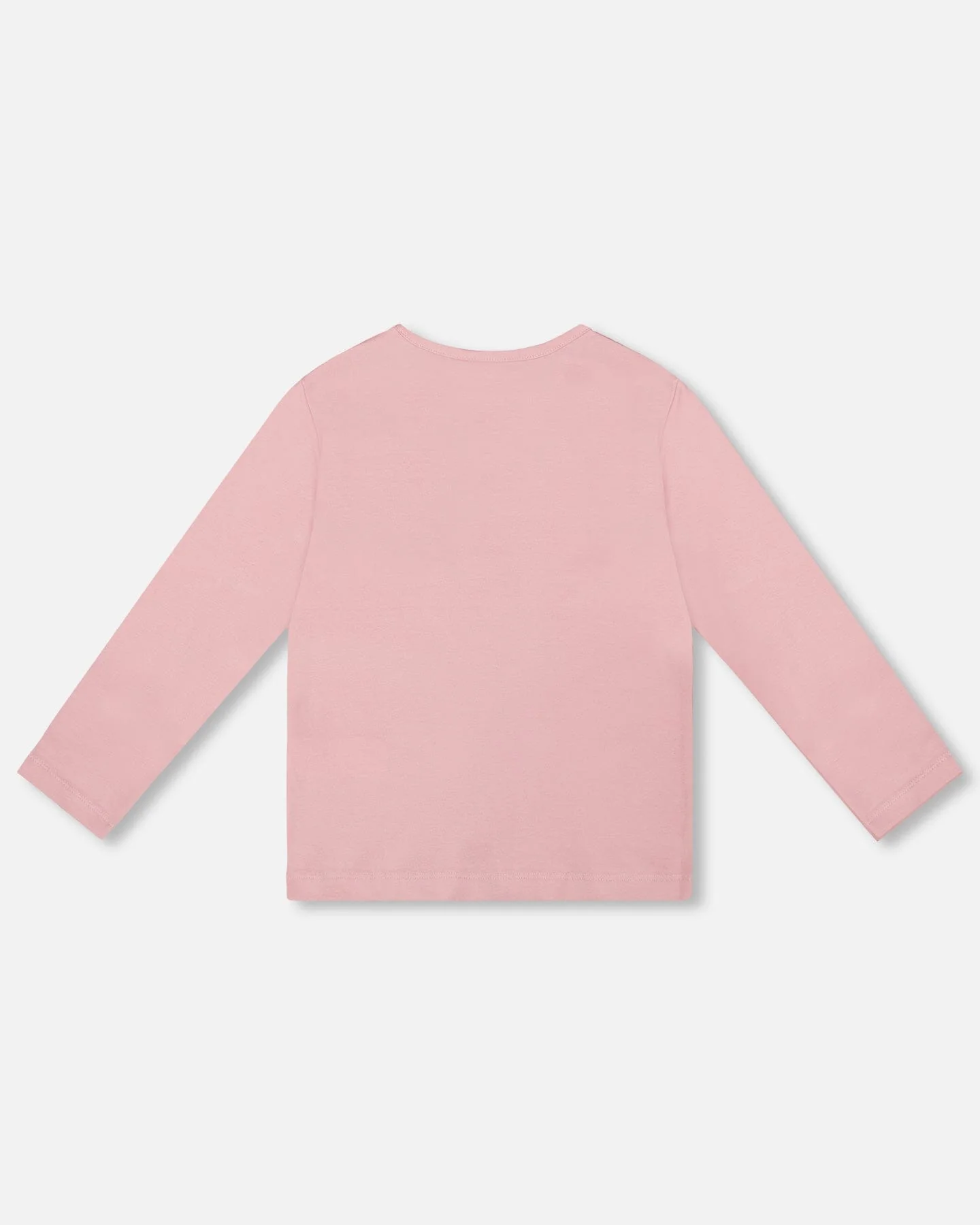 Organic Cotton Long Sleeve T-Shirt Dusty Pink - Deux par Deux