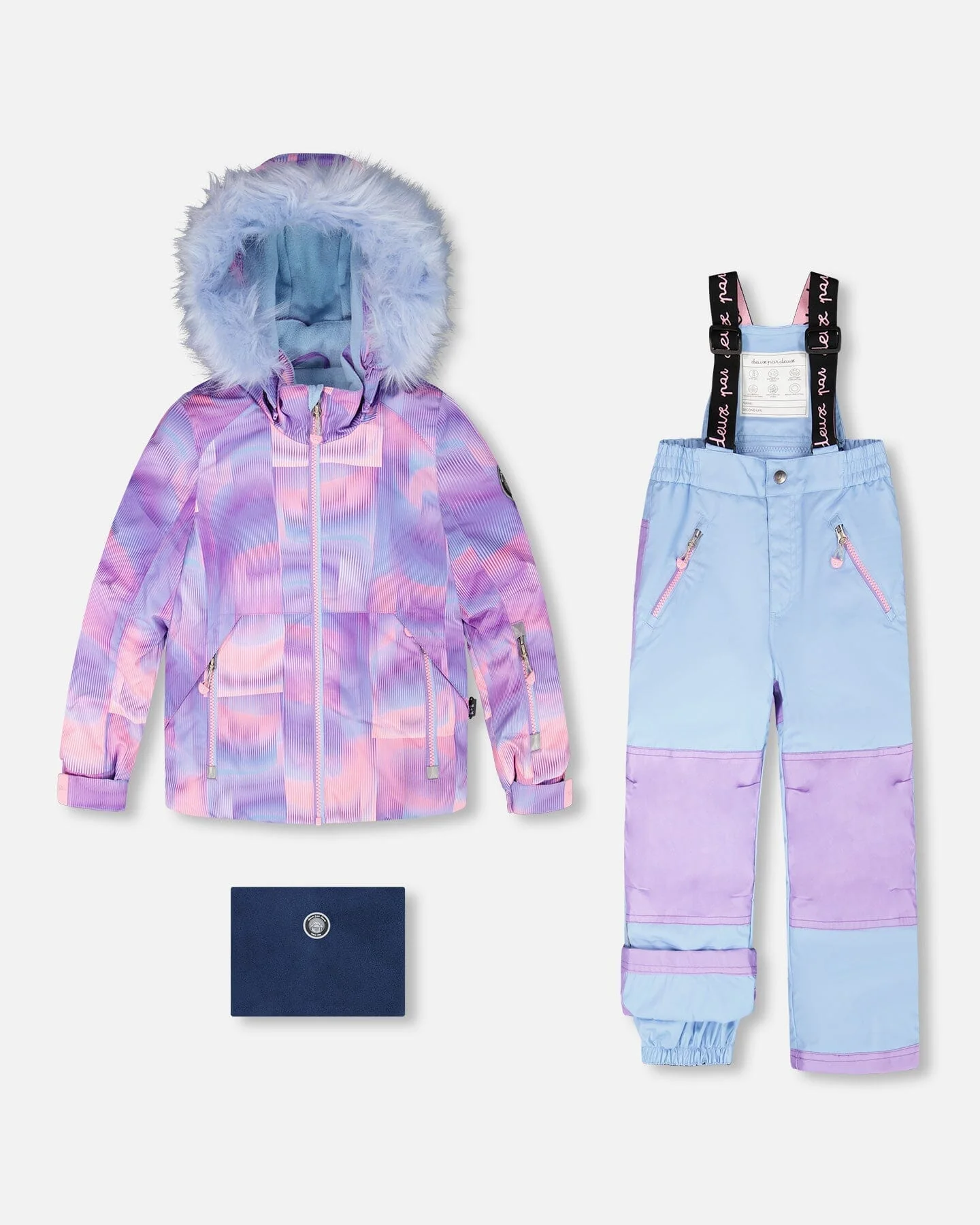 Two-Piece Play Snowsuit Light Blue - Deux par Deux