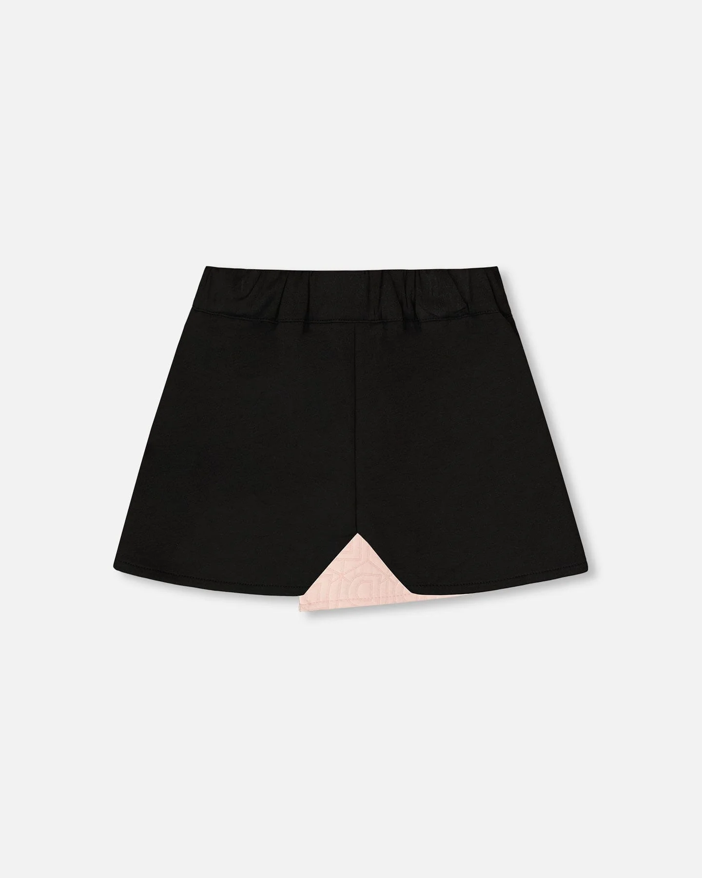 Skort With Contrast Front Light Pink - Deux par Deux
