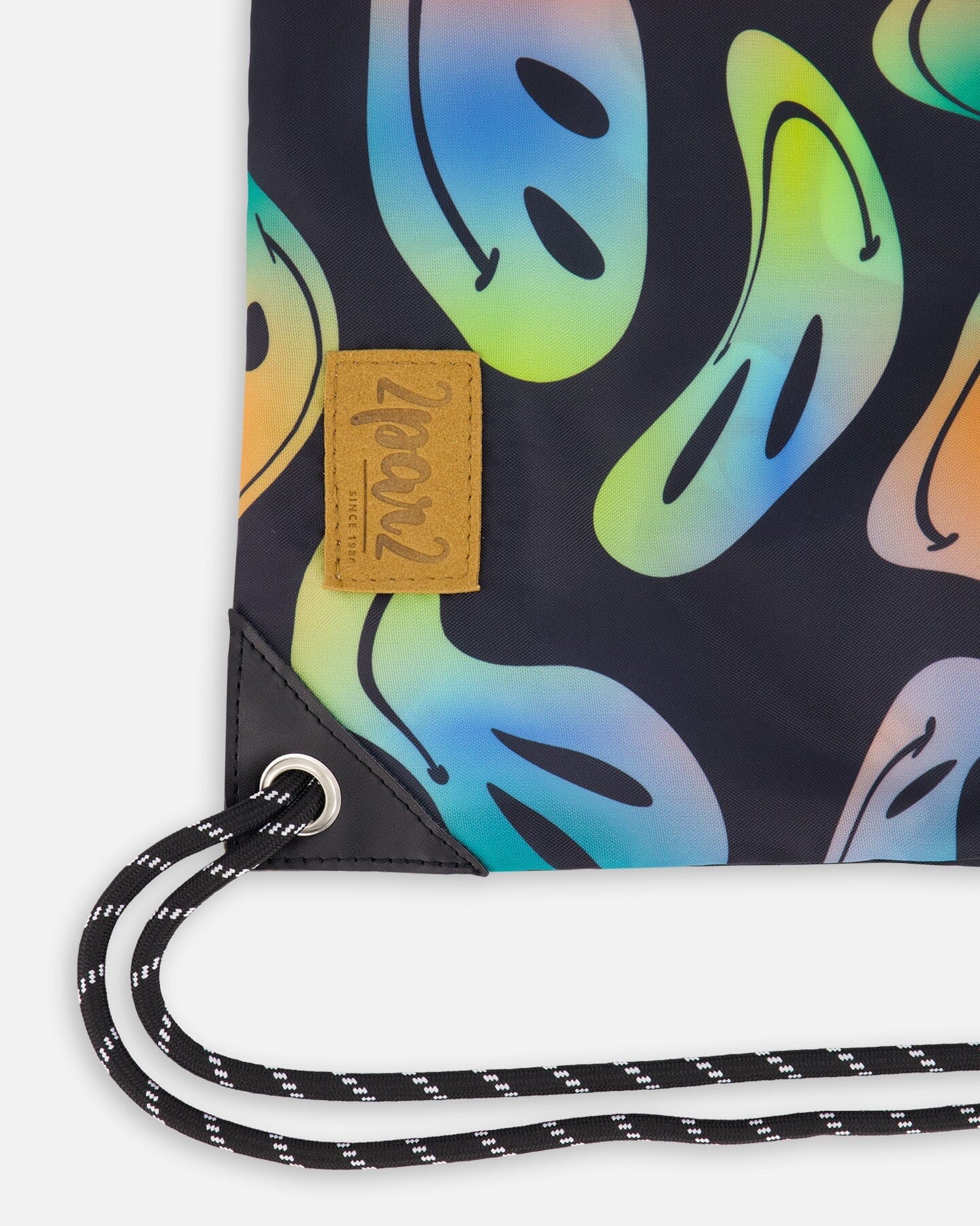 Drawstring Bag Smiley Face Boy - Deux par Deux