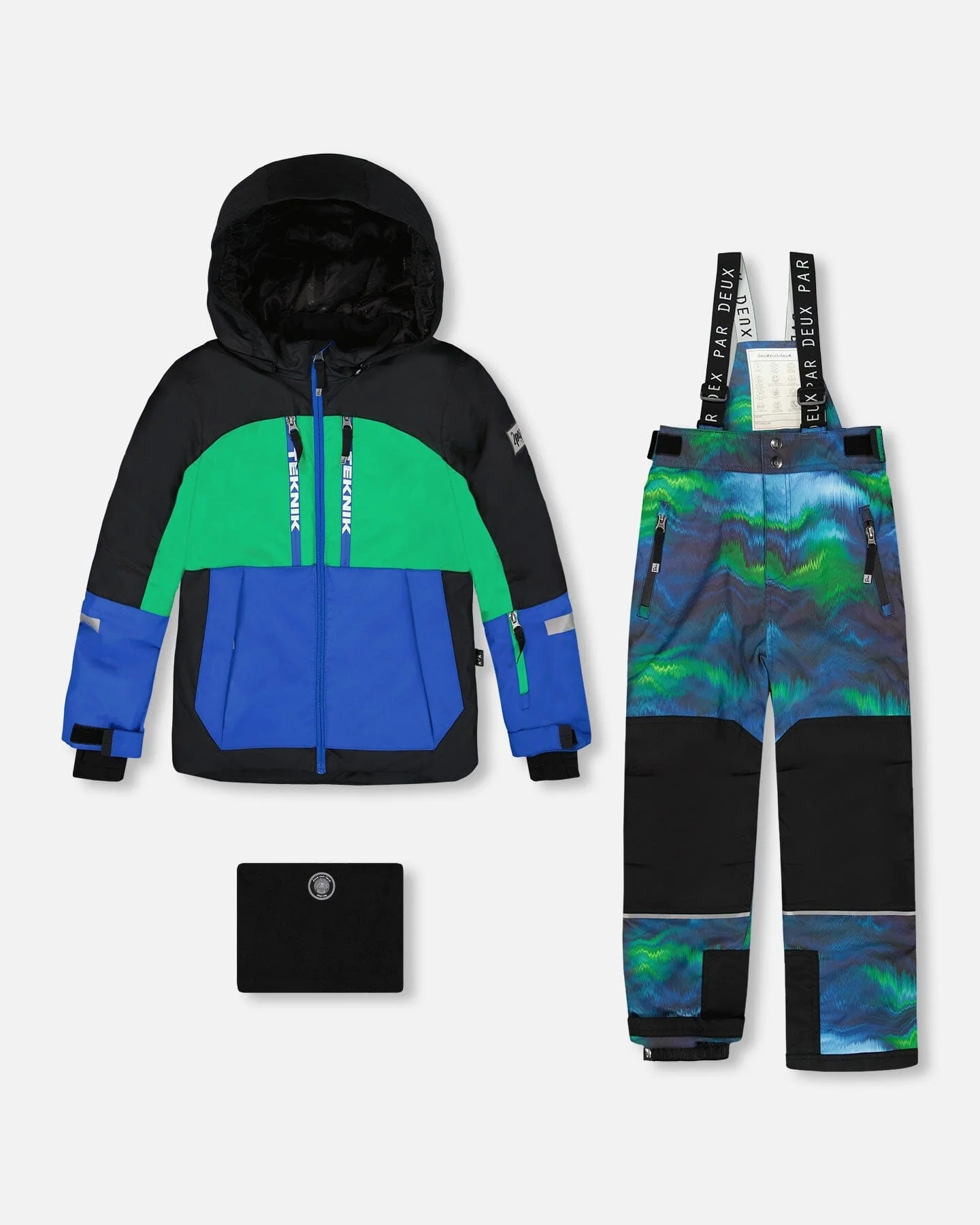 Two-Piece Teknik Snowsuit Aurora Borealis - Deux par Deux