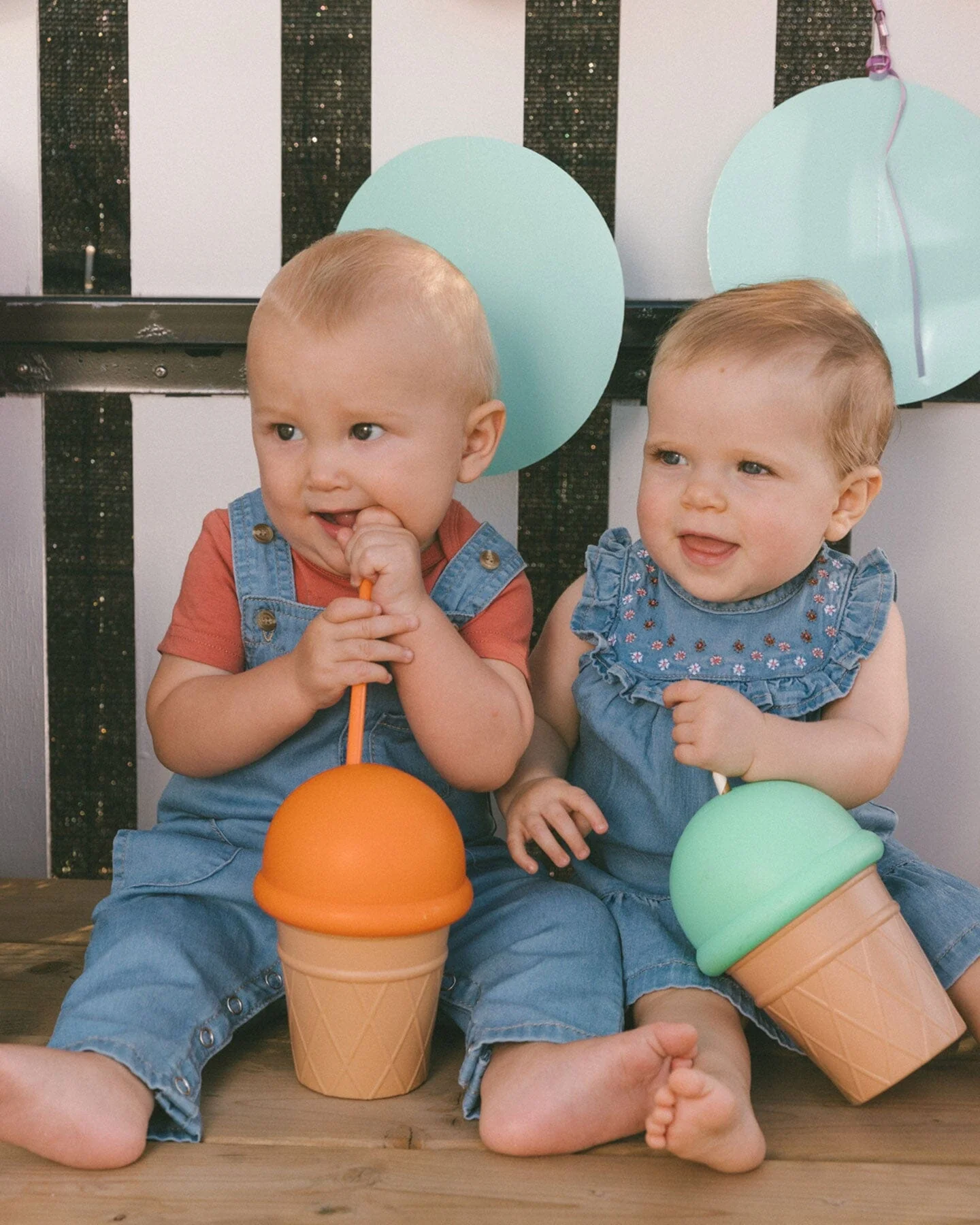 Organic Cotton Onesie Terracotta - Deux par Deux