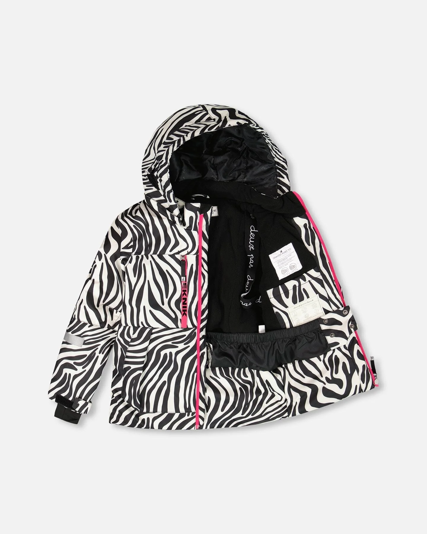 Two-Piece Teknik Snowsuit Zebra Print - Deux par Deux