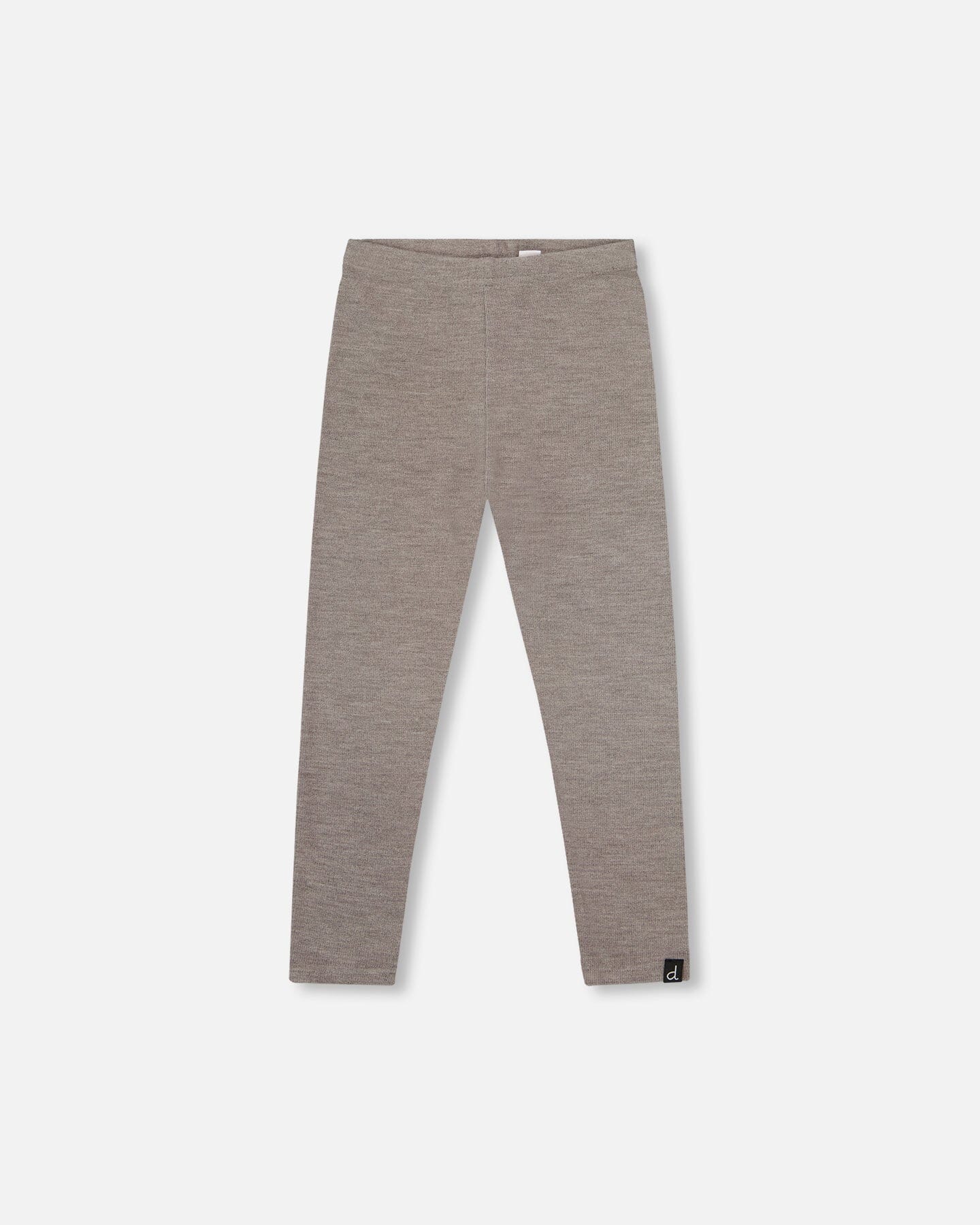 Super Soft Ribbed Leggings Heather Gray - Deux par Deux